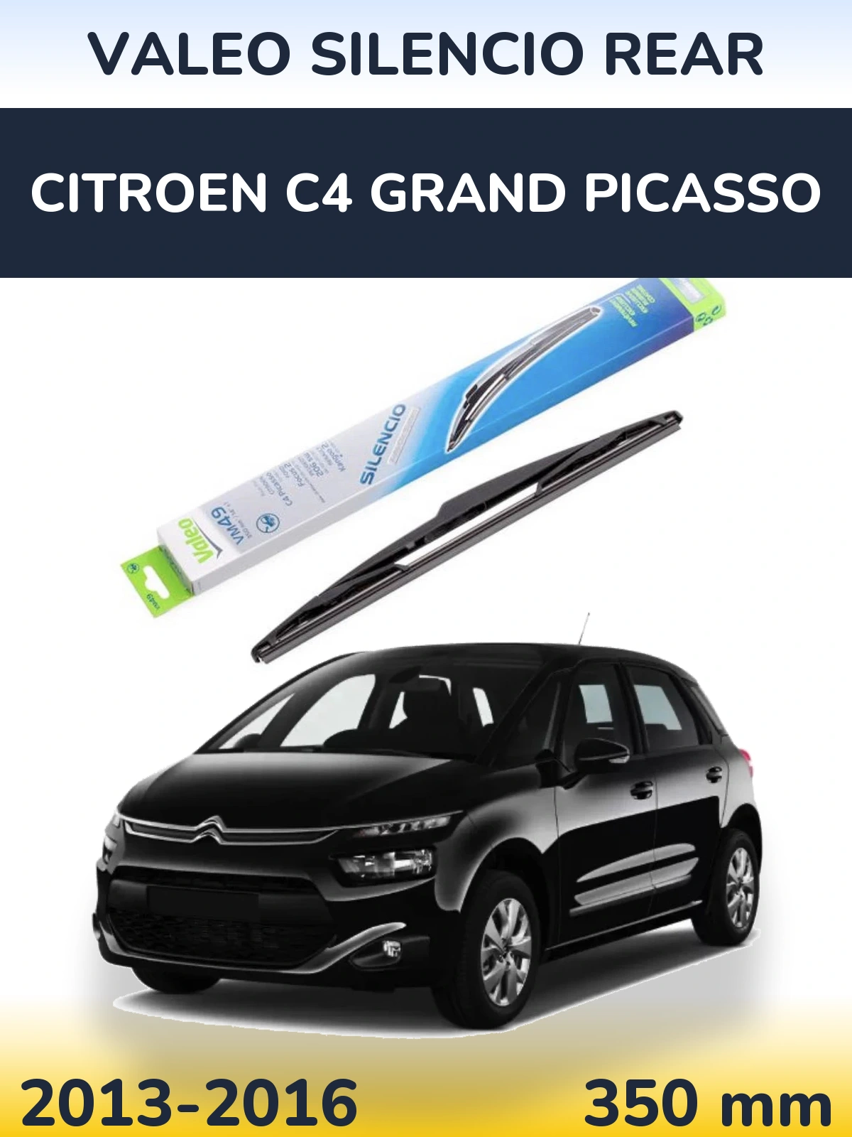 Tylna wycieraczka Valeo Silencio Rear 350 mm do Citroen C4 Grand Picasso 2013-2016