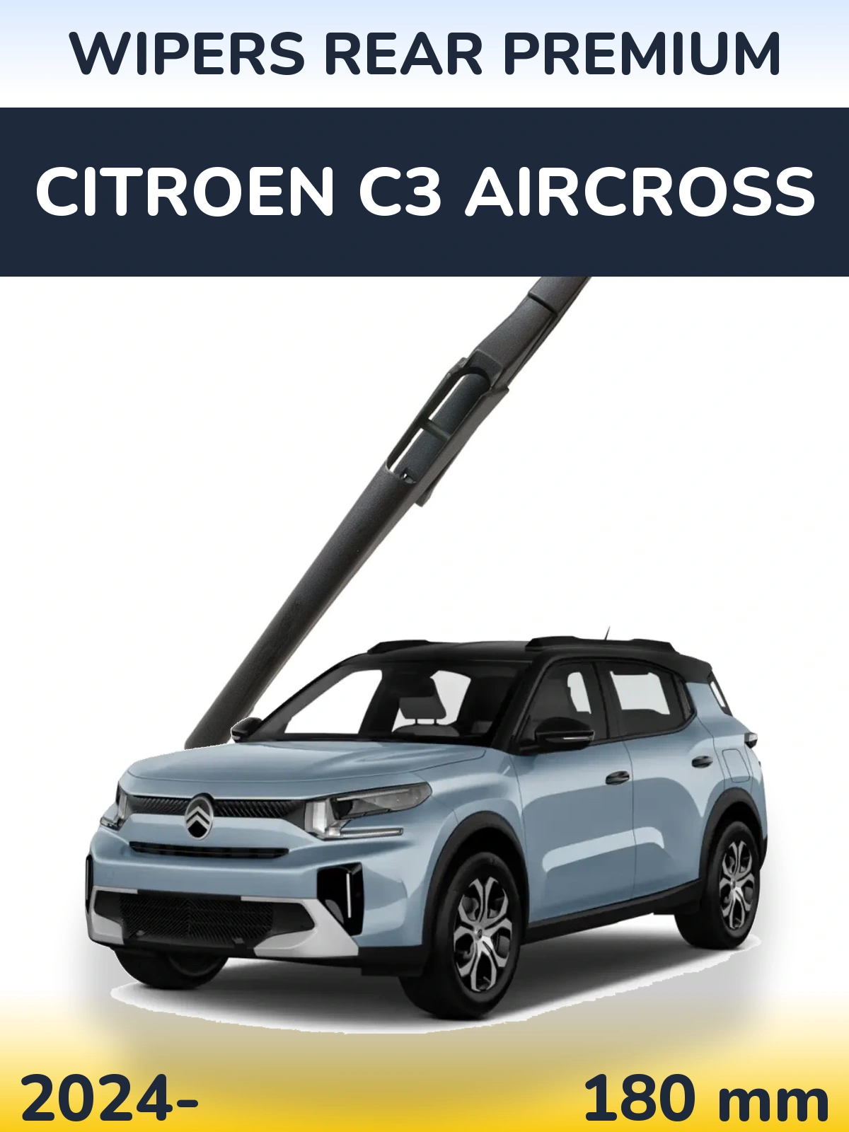 Tylna wycieraczka WIPERS REAR PREMIUM 180 mm do Citroen C3 Aircross 2024-2026