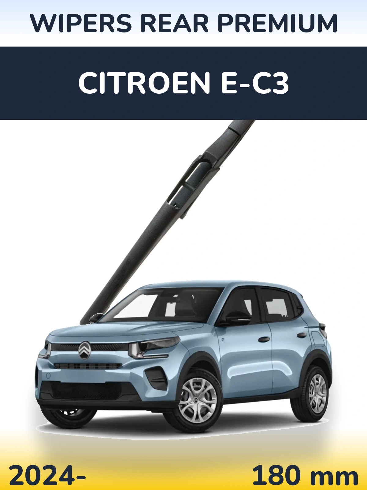 Tylna wycieraczka WIPERS REAR PREMIUM 180 mm do Citroen e-C3 2024-2026