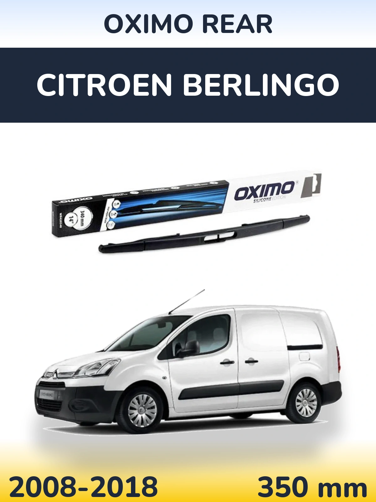 Tylna wycieraczka Oximo Rear 350 mm do Citroen Berlingo 2008-2018