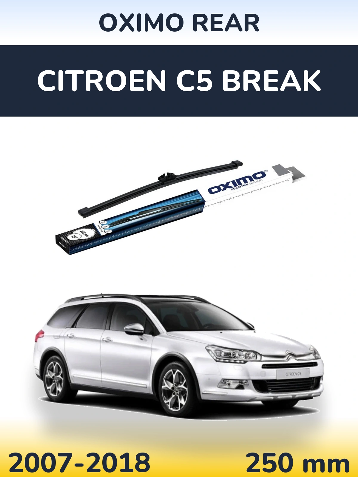 Tylna wycieraczka Oximo Rear 250 mm do Citroen C5 Break 2007-2018
