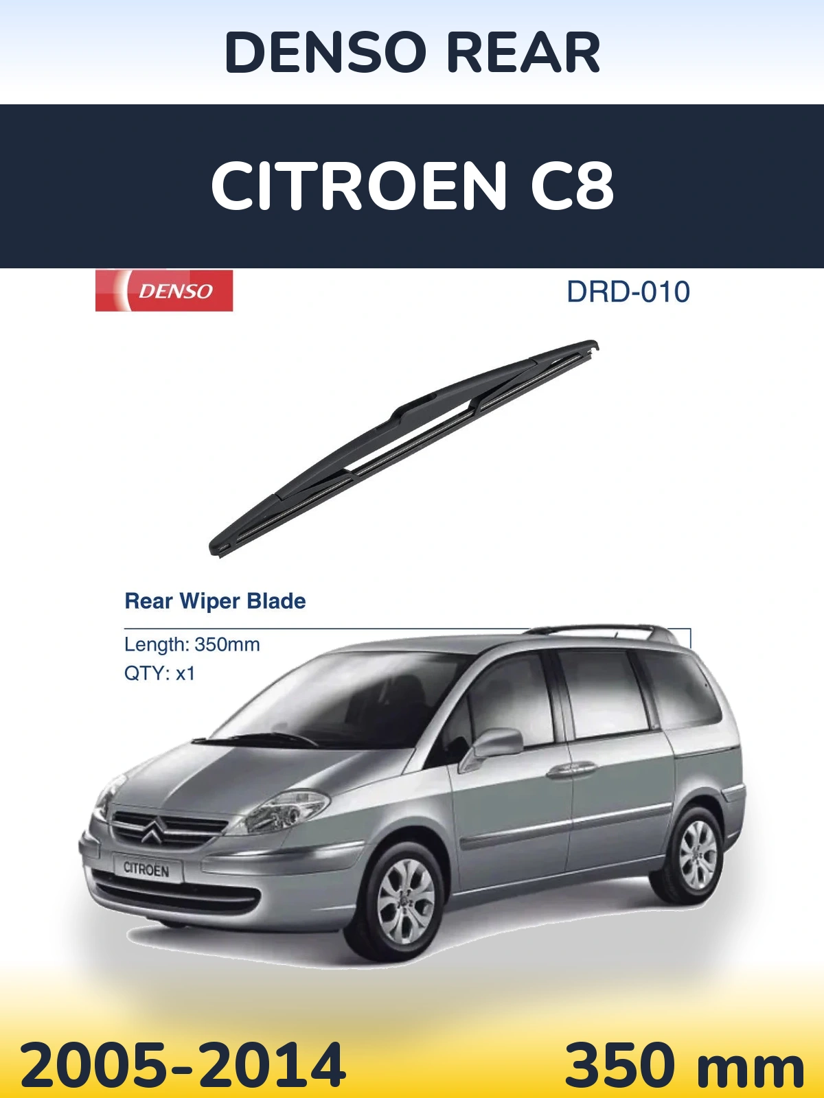 Tylna wycieraczka Denso Rear 350 mm do Citroen C8 2005-2014