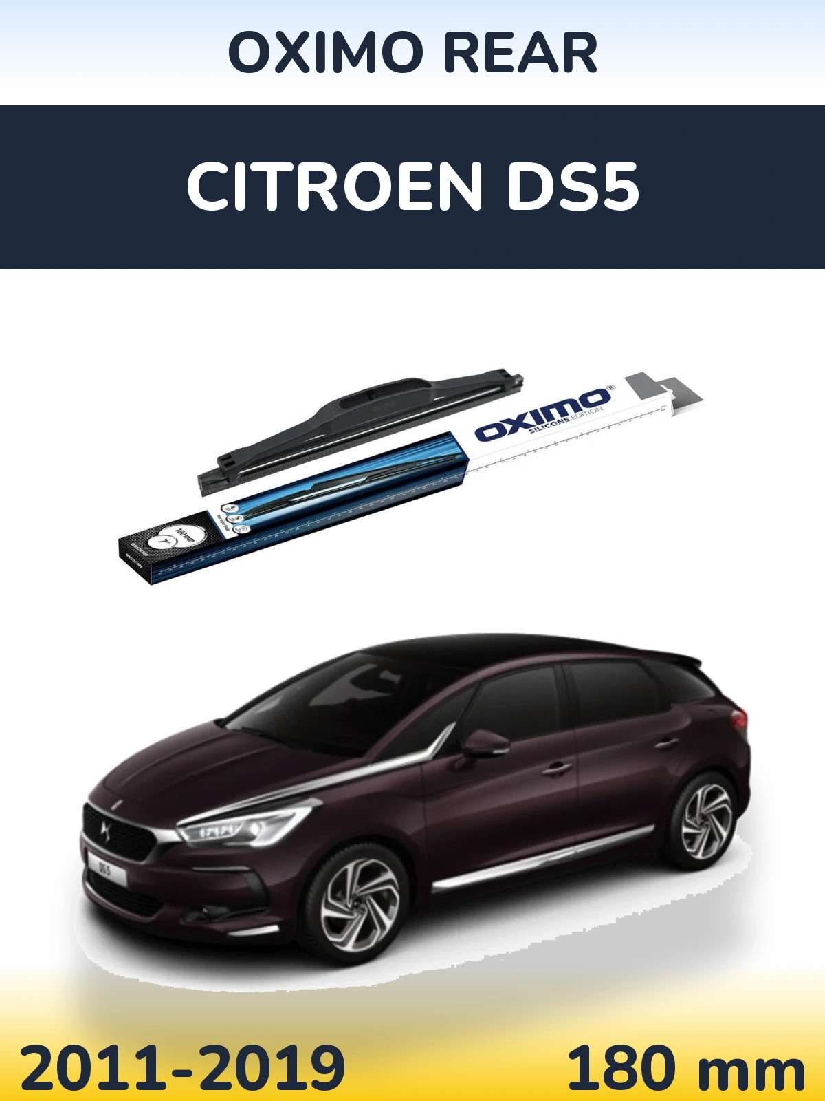 Tylna wycieraczka Oximo Rear 180 mm do Citroen DS5 2011-2019