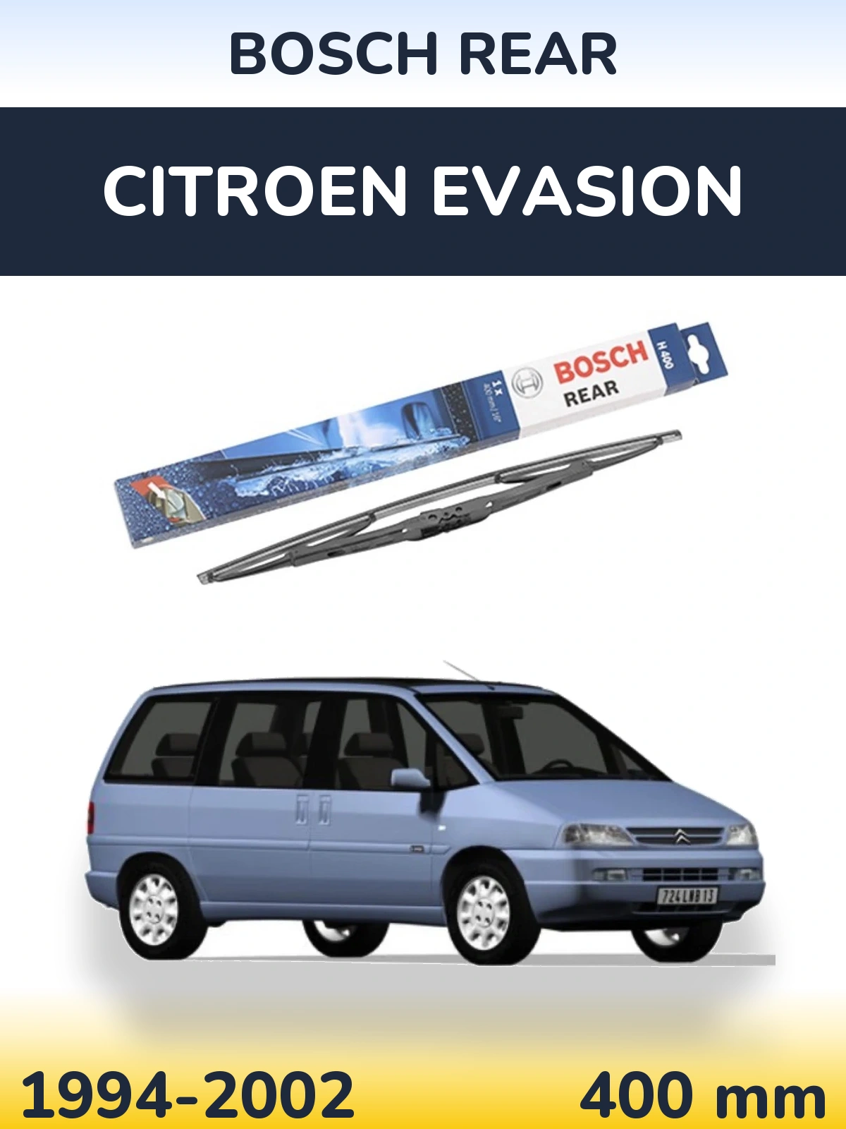 Tylna wycieraczka BOSCH Rear 400 mm do Citroen Evasion 1994-2002