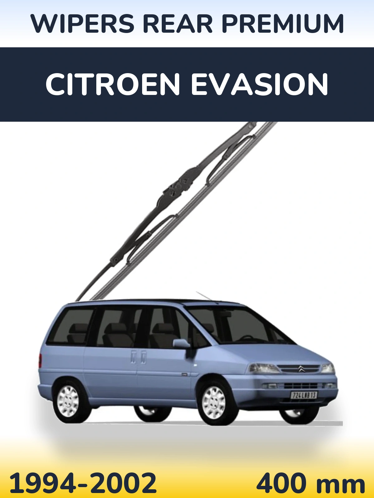 Tylna wycieraczka WIPERS REAR PREMIUM 400 mm do Citroen Evasion 1994-2002