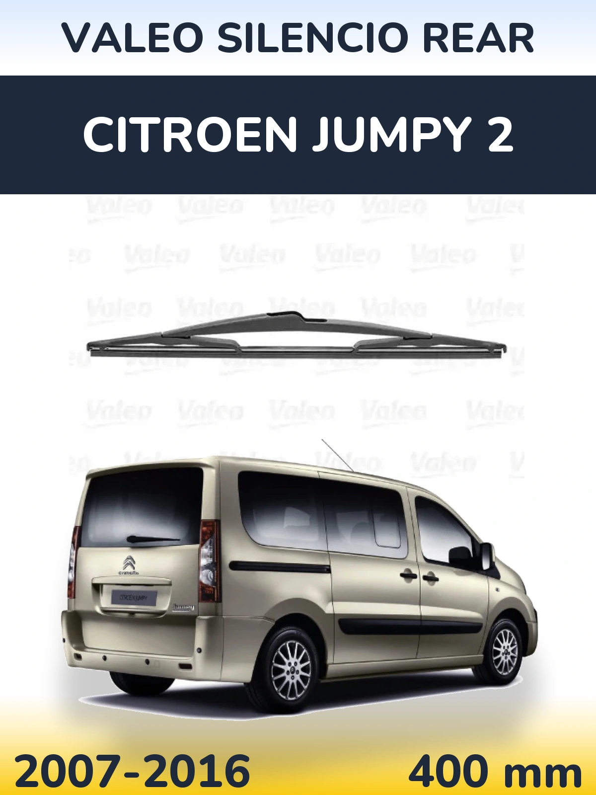 Tylna wycieraczka Valeo Silencio Rear 400 mm do Citroen Jumpy 2 2007-2016