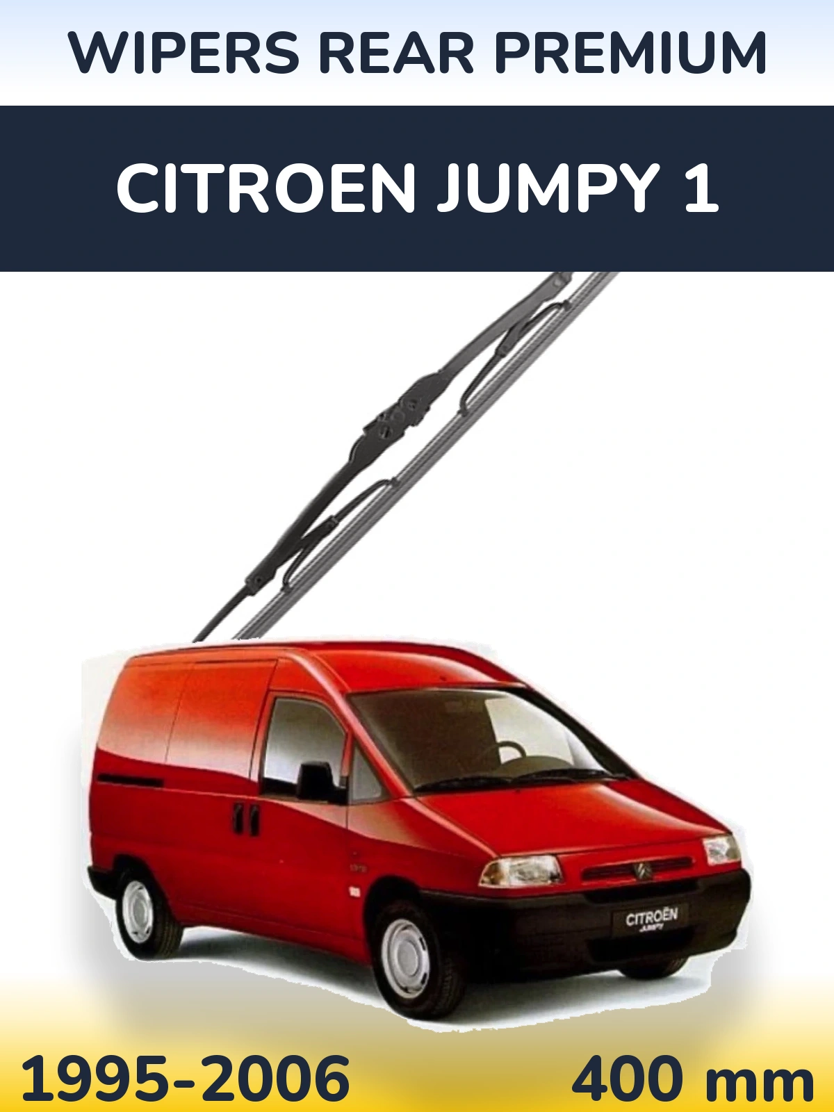 Задний дворник WIPERS REAR PREMIUM 400 мм для Citroen Jumpy 1 1995-2006