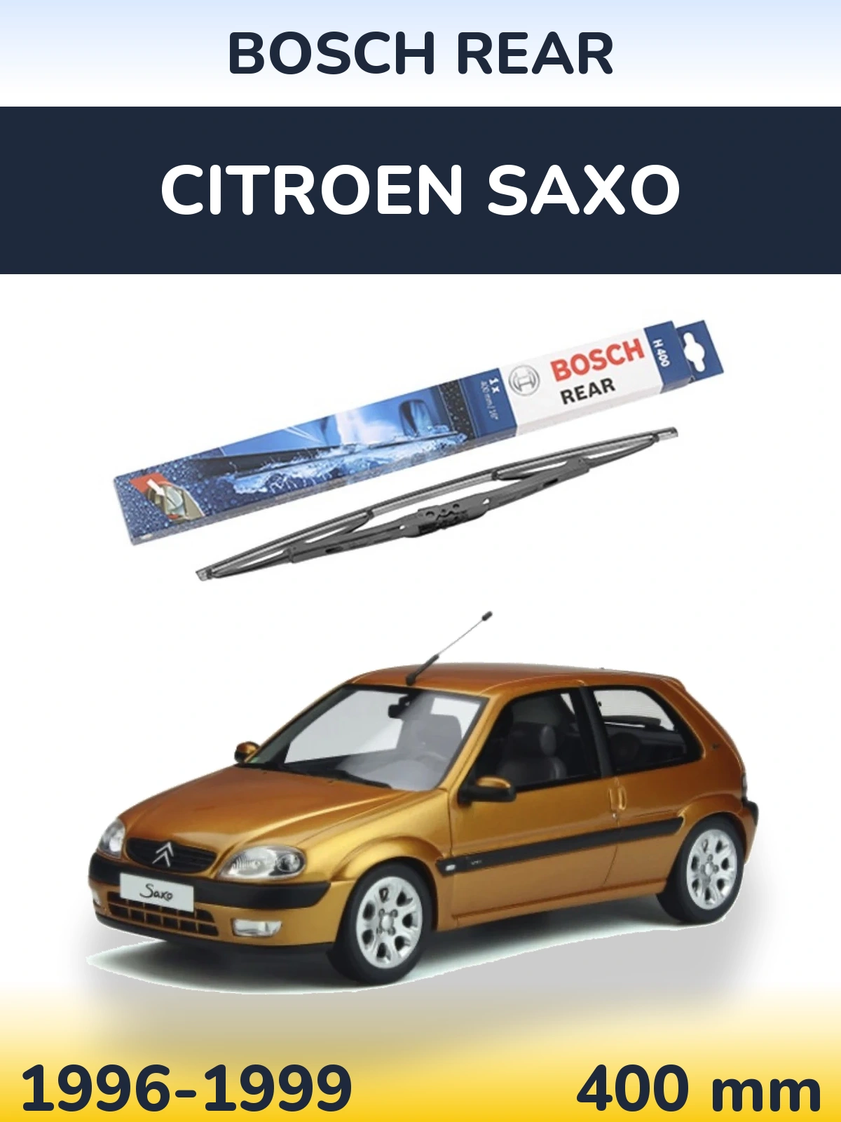 Tylna wycieraczka BOSCH Rear 400 mm do Citroen Saxo 1996-1999