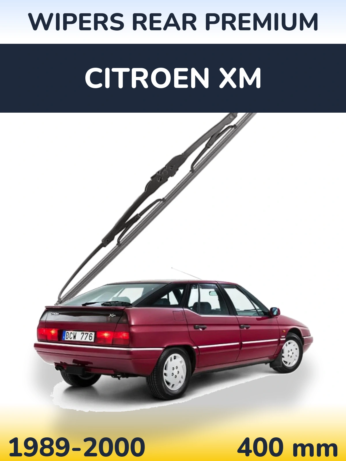 Tylna wycieraczka WIPERS REAR PREMIUM 400 mm do Citroen XM 1989-2000