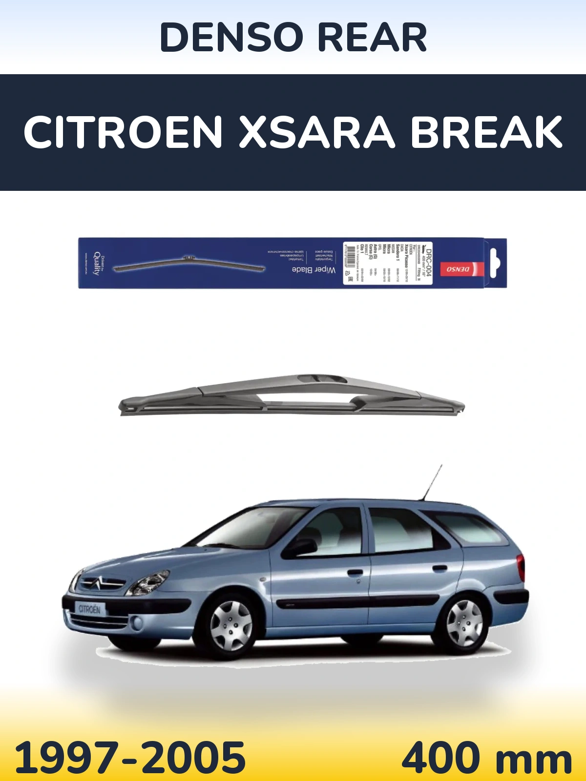 Tylna wycieraczka Denso Rear 400 mm do Citroen Xsara Break 1997-2005