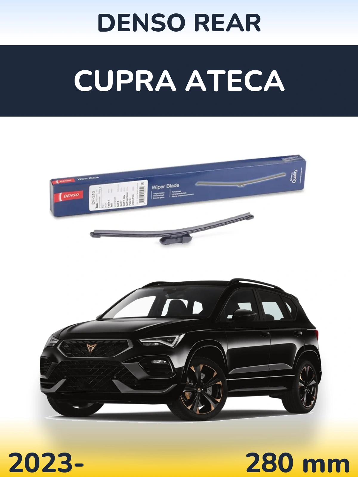 Tylna wycieraczka Denso Rear 280 mm do Cupra Ateca 2023-2026