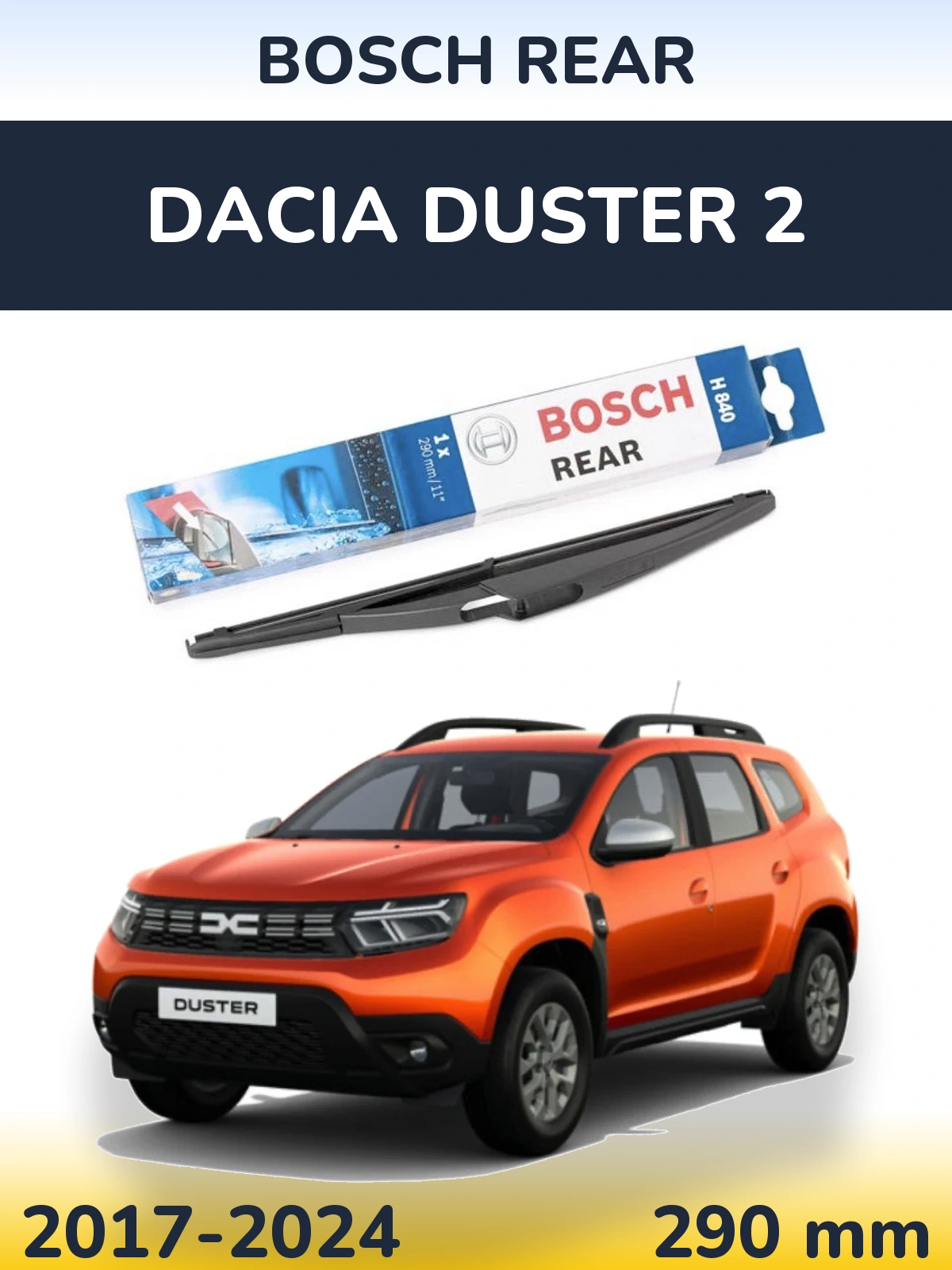 Tylna wycieraczka BOSCH Rear 290 mm do Dacia Duster 2 2017-2024