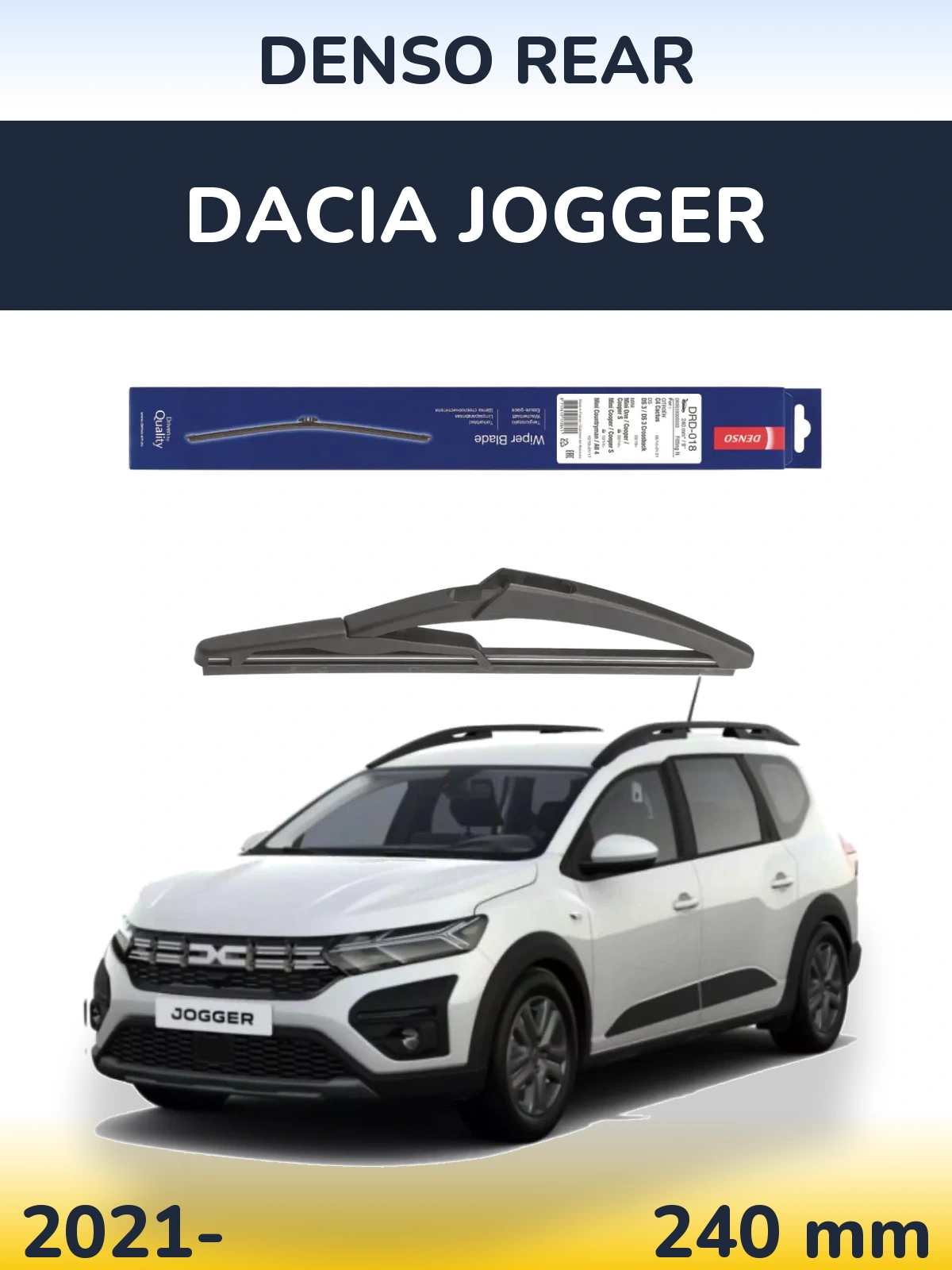 Tylna wycieraczka Denso Rear 240 mm do Dacia Jogger 2021-2026