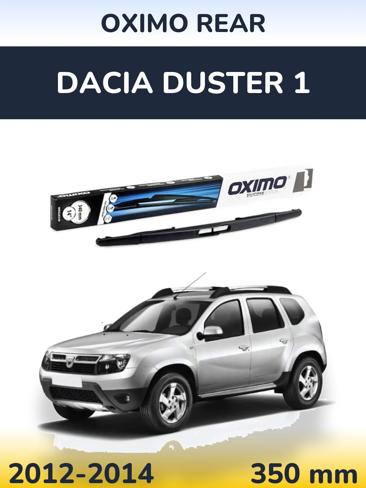 Tylna wycieraczka Oximo Rear 350 mm do Dacia Duster 1 2012-2014
