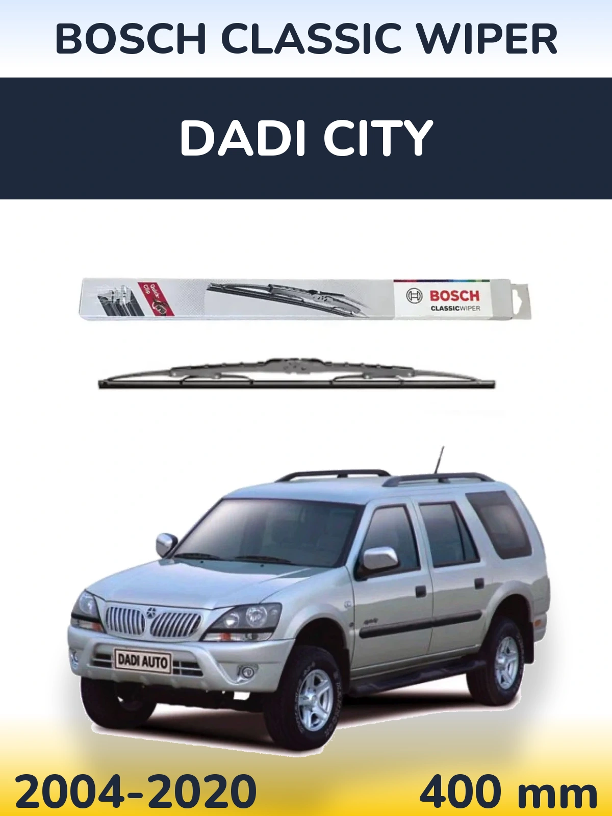 Tylna wycieraczka BOSCH Classic Wiper 400 mm do Dadi City 2004-2020