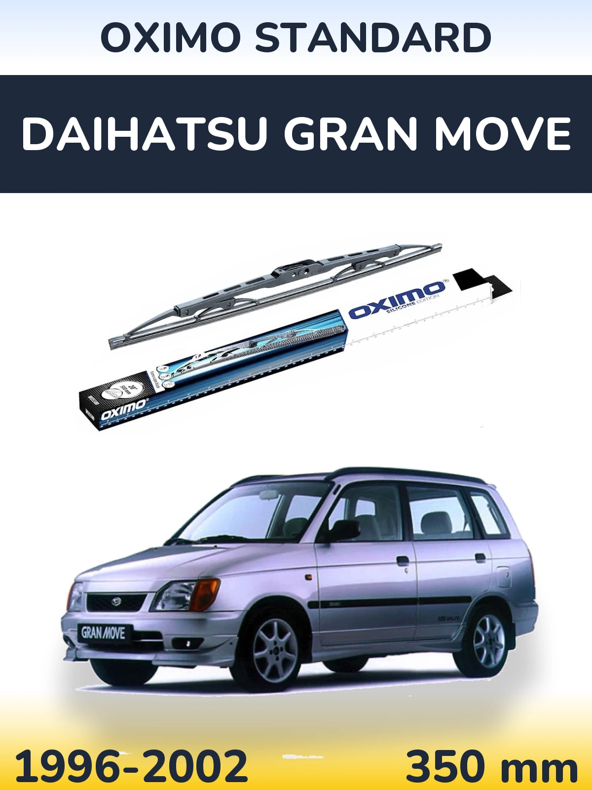 Tylna wycieraczka Oximo Standard 350 mm do Daihatsu Gran Move 1996-2002