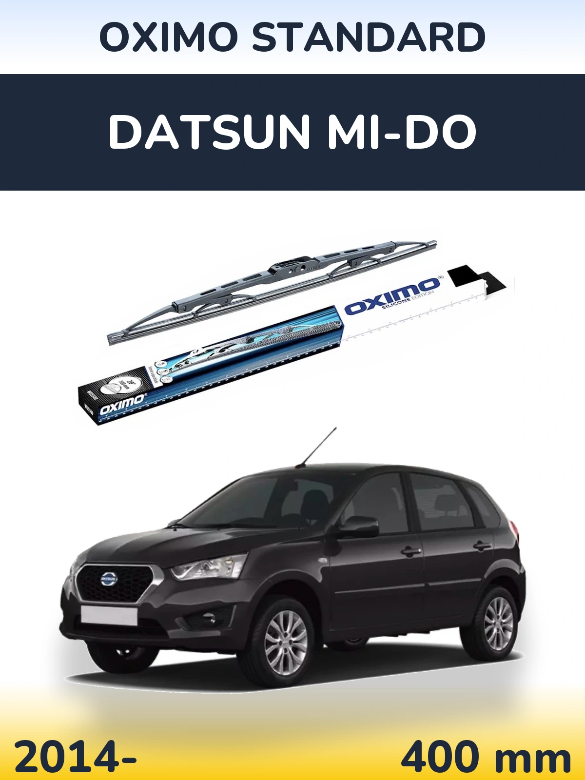 Tylna wycieraczka Oximo Standard 400 mm do Datsun mi-DO 2014-2026
