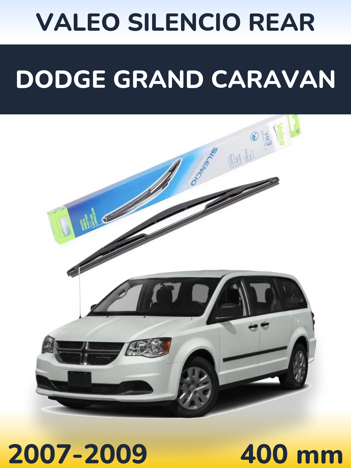 Tylna wycieraczka Valeo Silencio Rear 400 mm do Dodge Grand Caravan 2007-2009
