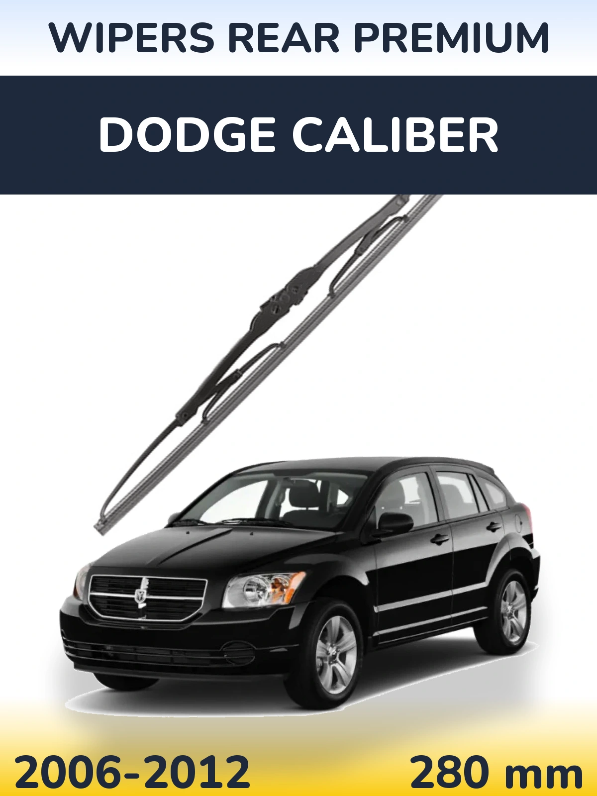 Задний дворник WIPERS REAR PREMIUM 280 мм для Dodge Caliber 2006-2012