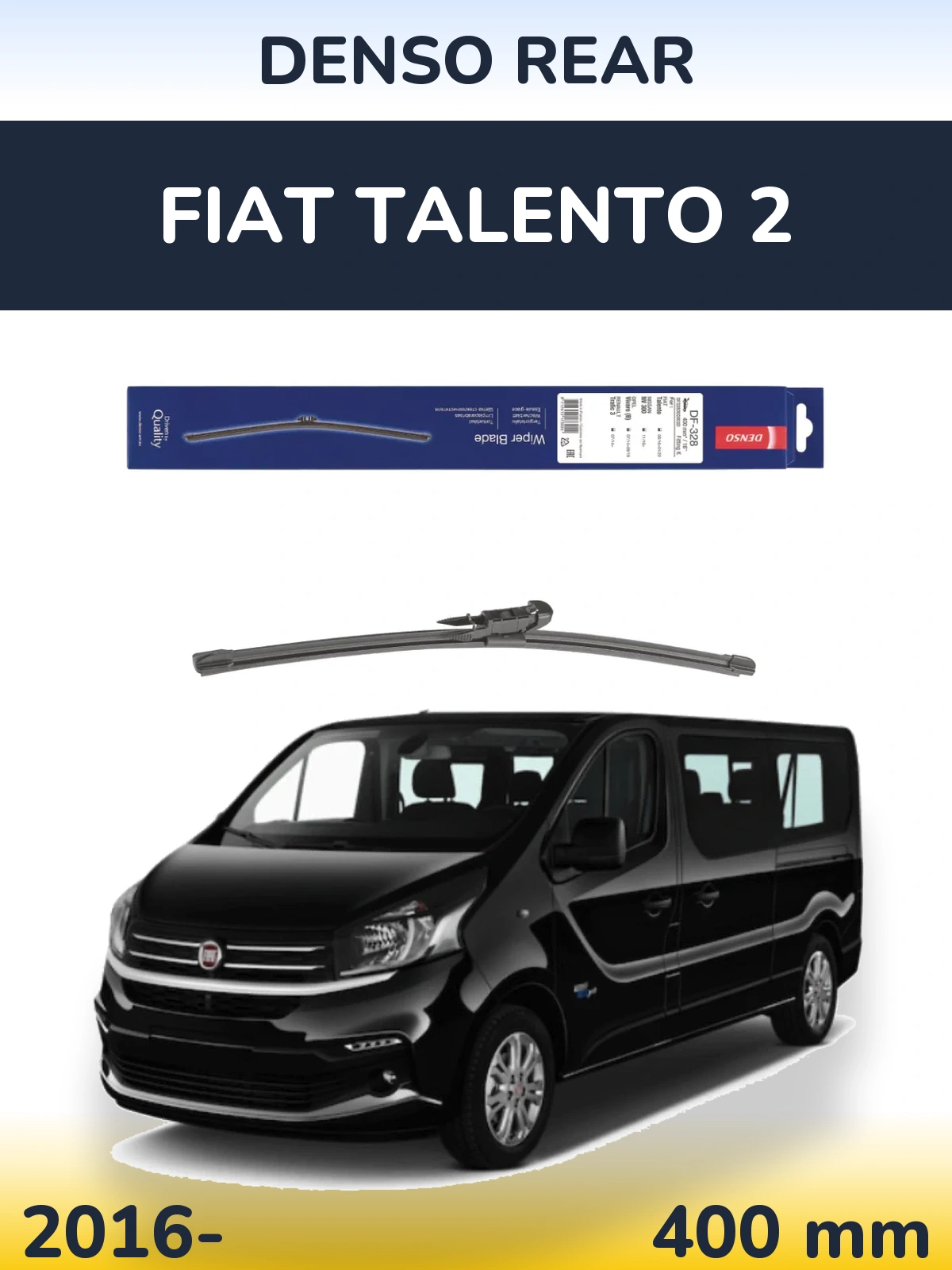 Tylna wycieraczka Denso Rear 400 mm do Fiat Talento 2 2016-2026