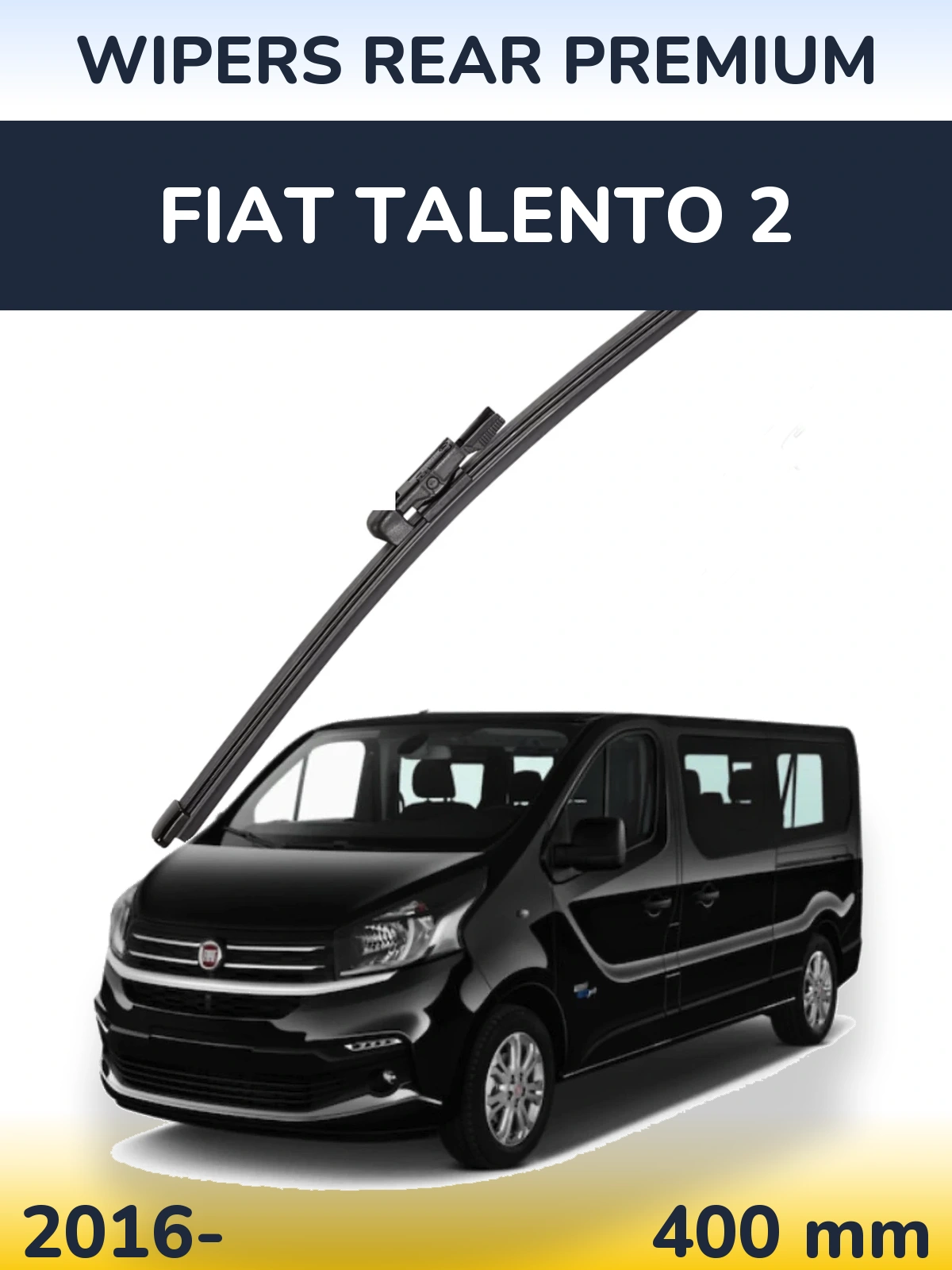 Задний дворник WIPERS REAR PREMIUM 400 мм для Fiat Talento 2 2016-2026