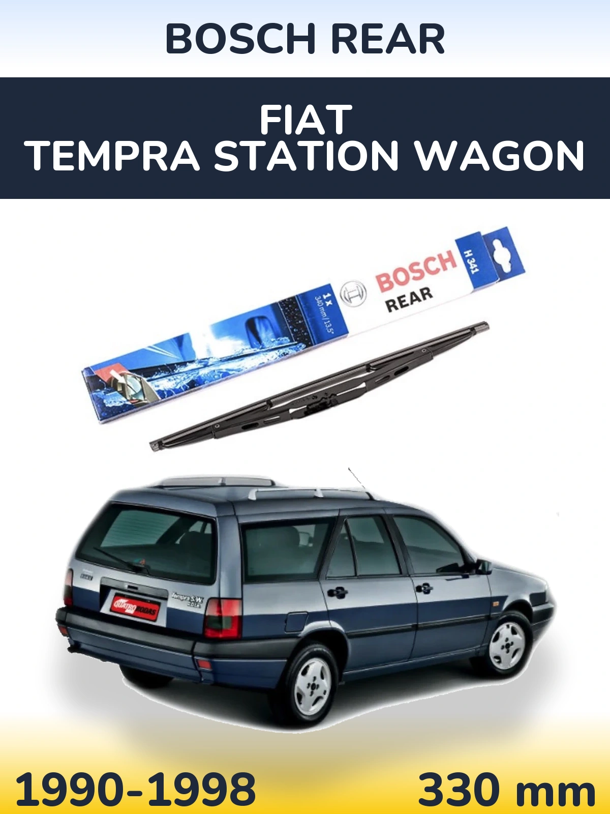 Tylna wycieraczka BOSCH Rear 340 mm do Fiat Tempra Station Wagon 1990-1998