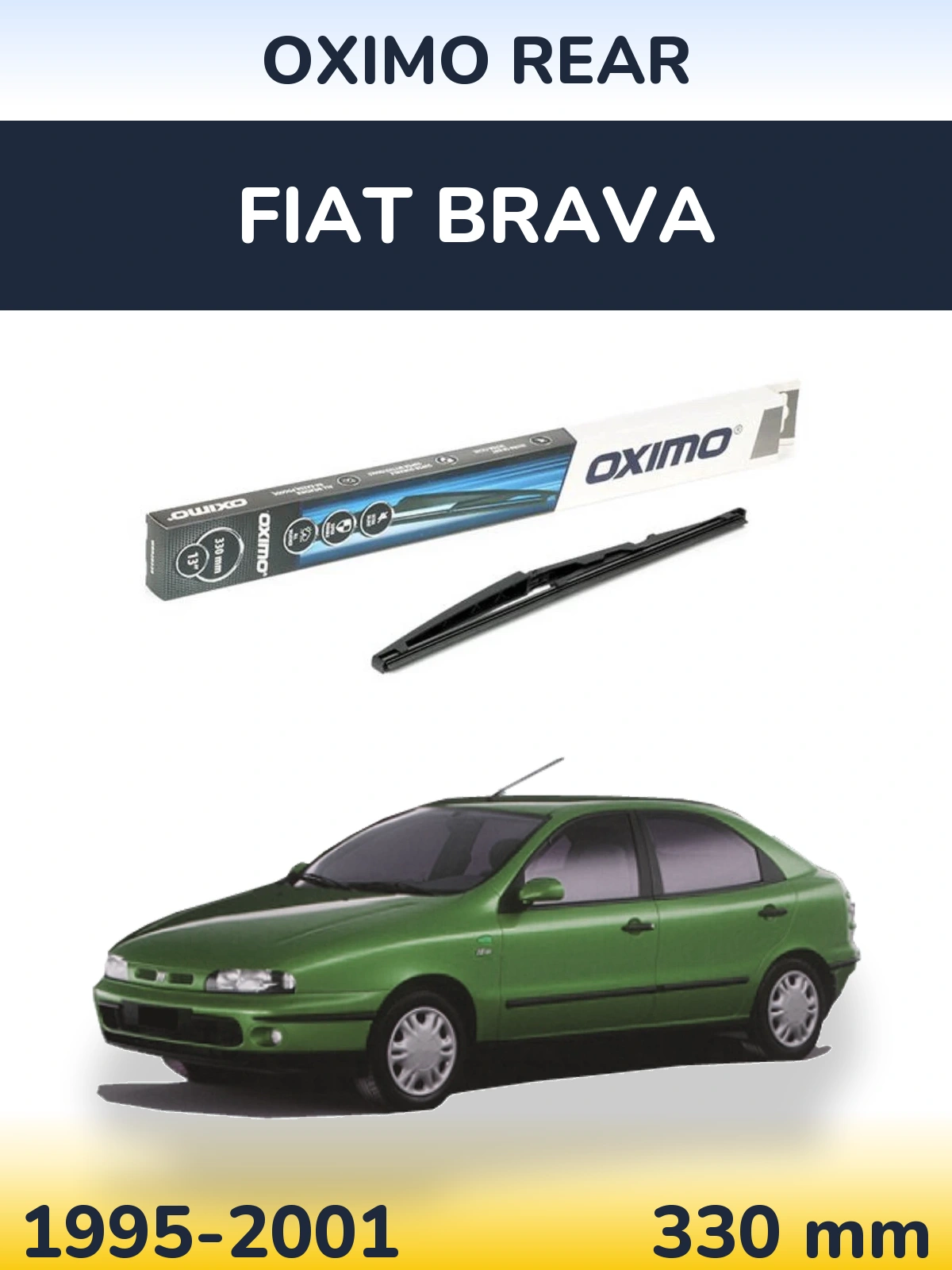 Задний дворник Oximo Rear 330 мм для Fiat Brava 1995-2001