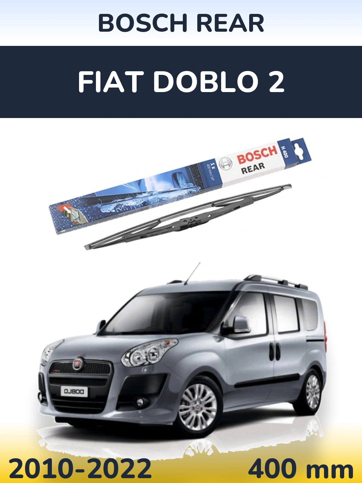 Tylna wycieraczka BOSCH Rear 400 mm do Fiat Doblo 2 2010-2022