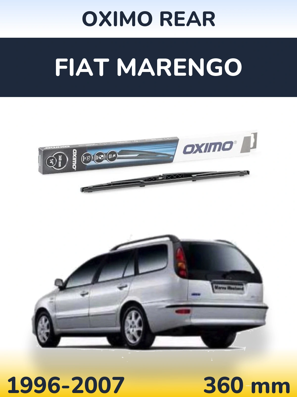 Tylna wycieraczka Oximo Rear 360 mm do Fiat Marengo 1996-2007