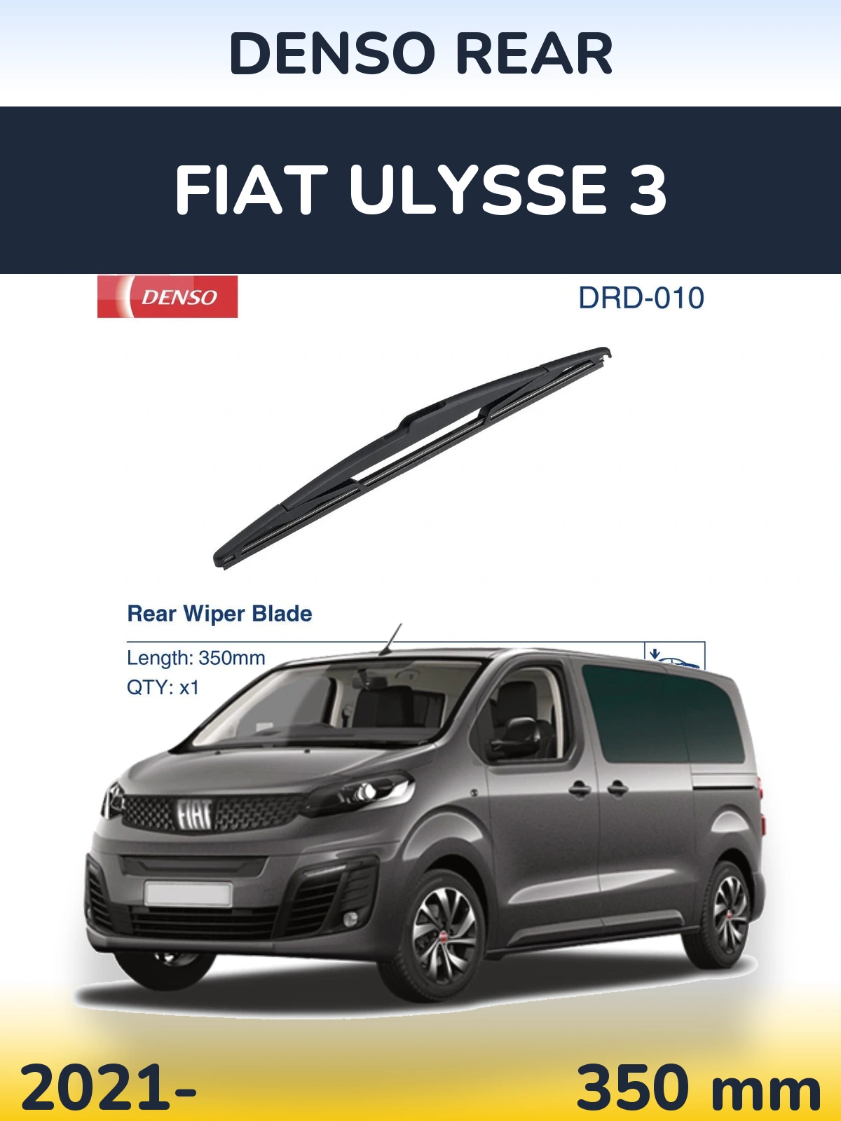 Tylna wycieraczka Denso Rear 350 mm do Fiat Ulysse 3 2021-2026