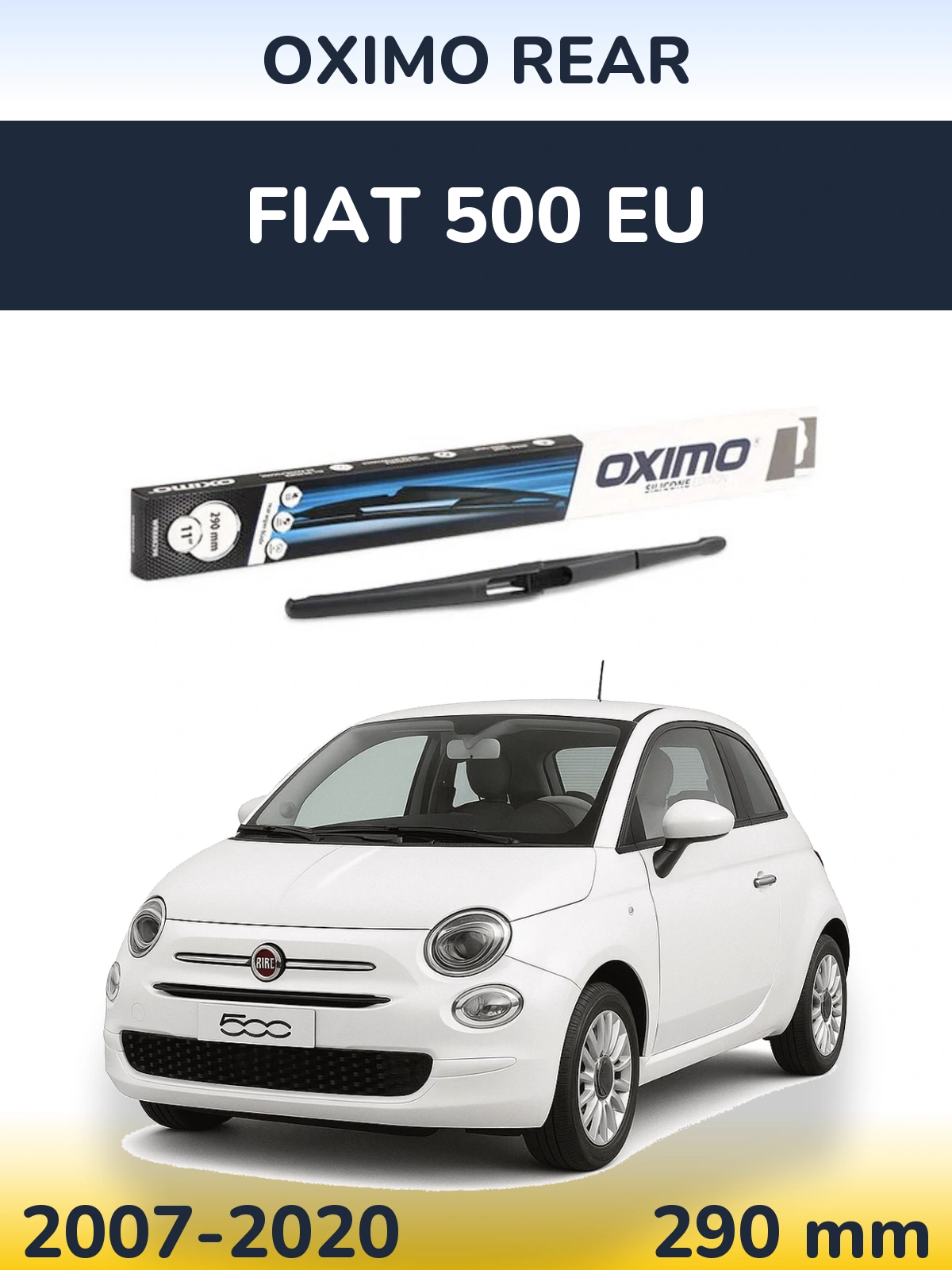 Задний дворник Oximo Rear 290 мм для Fiat 500 EU 2007-2020