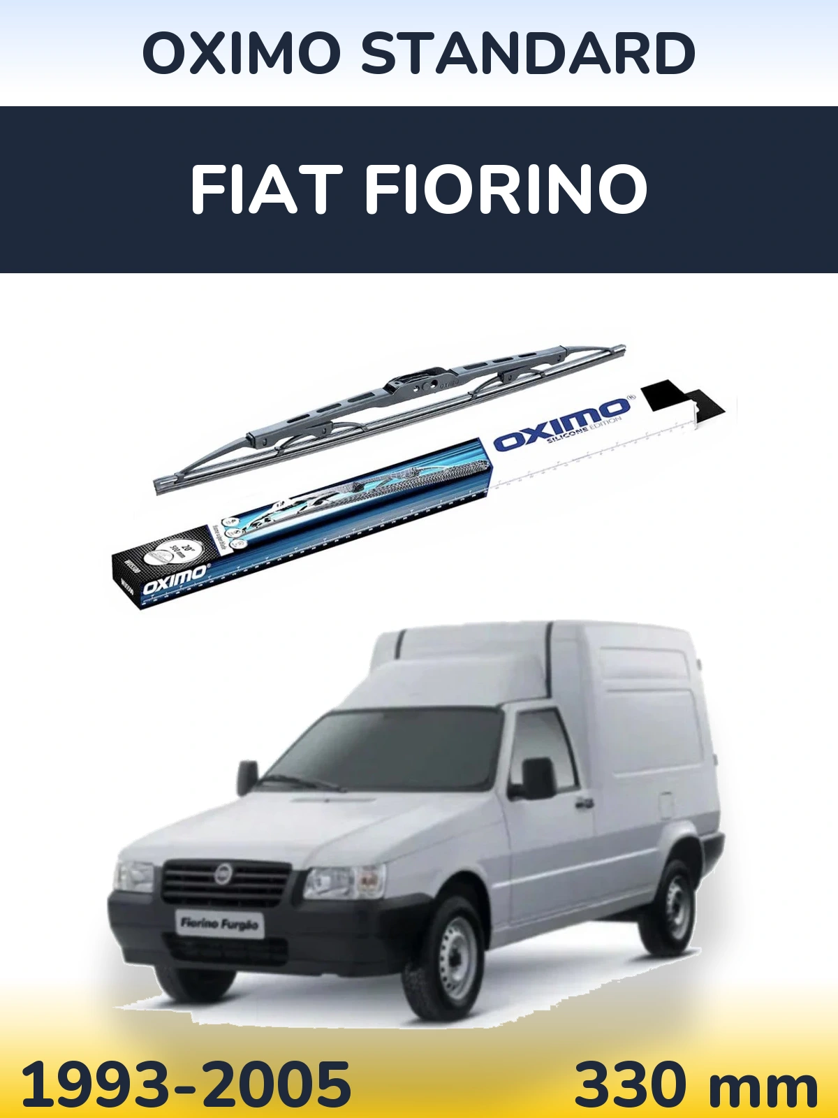 Tylna wycieraczka Oximo Standard 325 mm do Fiat Fiorino 1993-2005