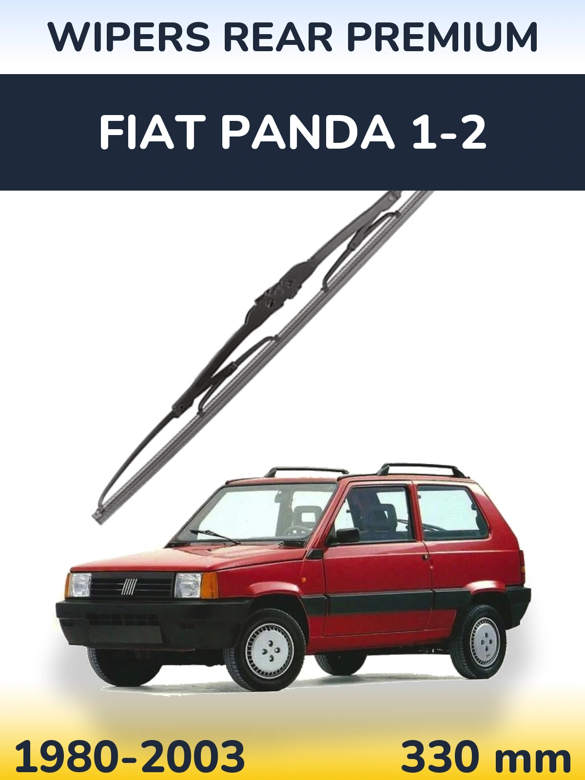 Tylna wycieraczka WIPERS REAR PREMIUM 330 mm do Fiat Panda 1-2 1980-2003