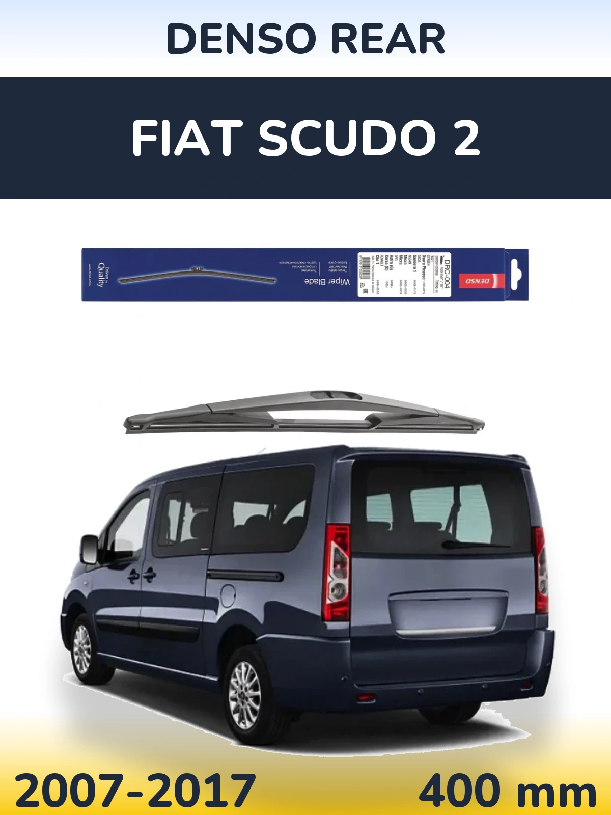 Tylna wycieraczka Denso Rear 400 mm do Fiat Scudo 2 2007-2017
