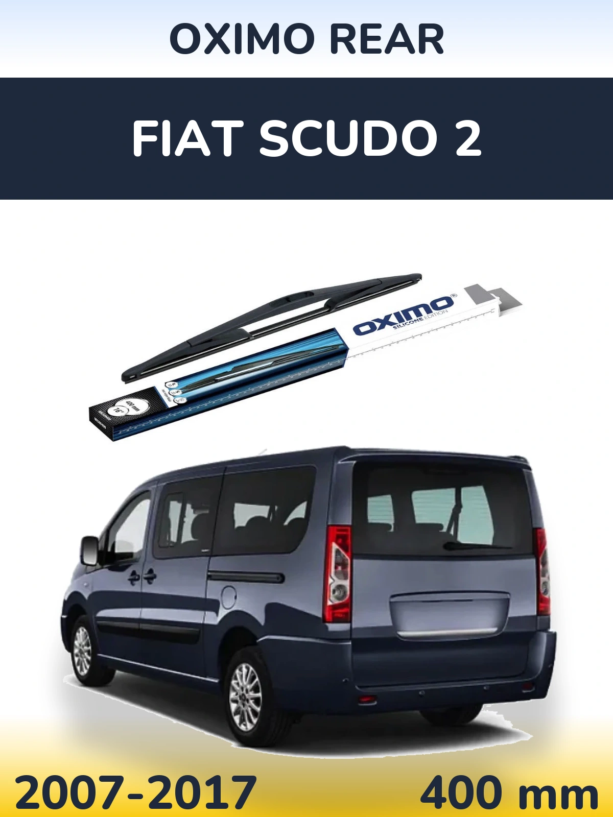 Tylna wycieraczka Oximo Rear 400 mm do Fiat Scudo 2 2007-2017