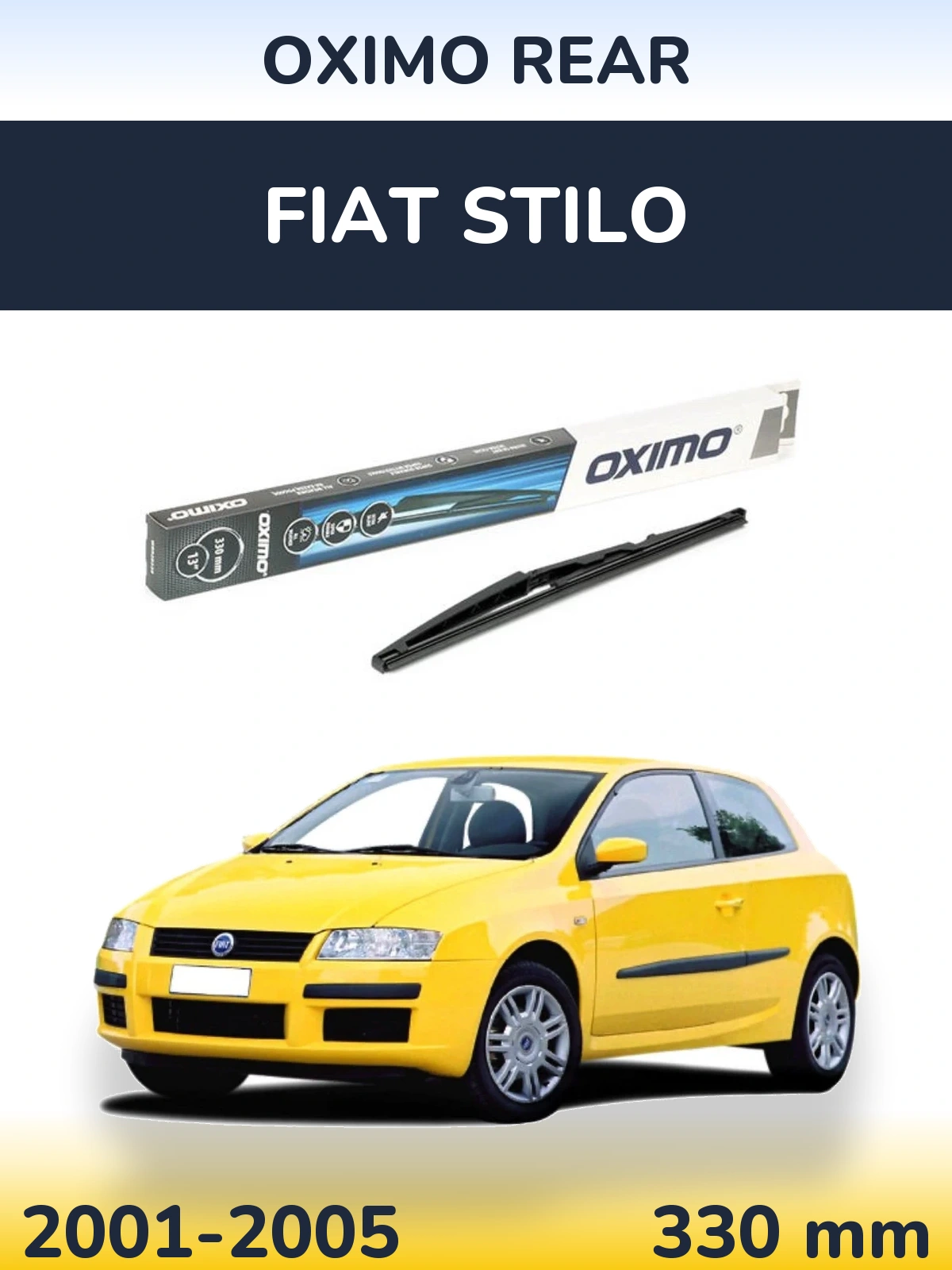 Tylna wycieraczka Oximo Rear 330 mm do Fiat Stilo 2001-2005