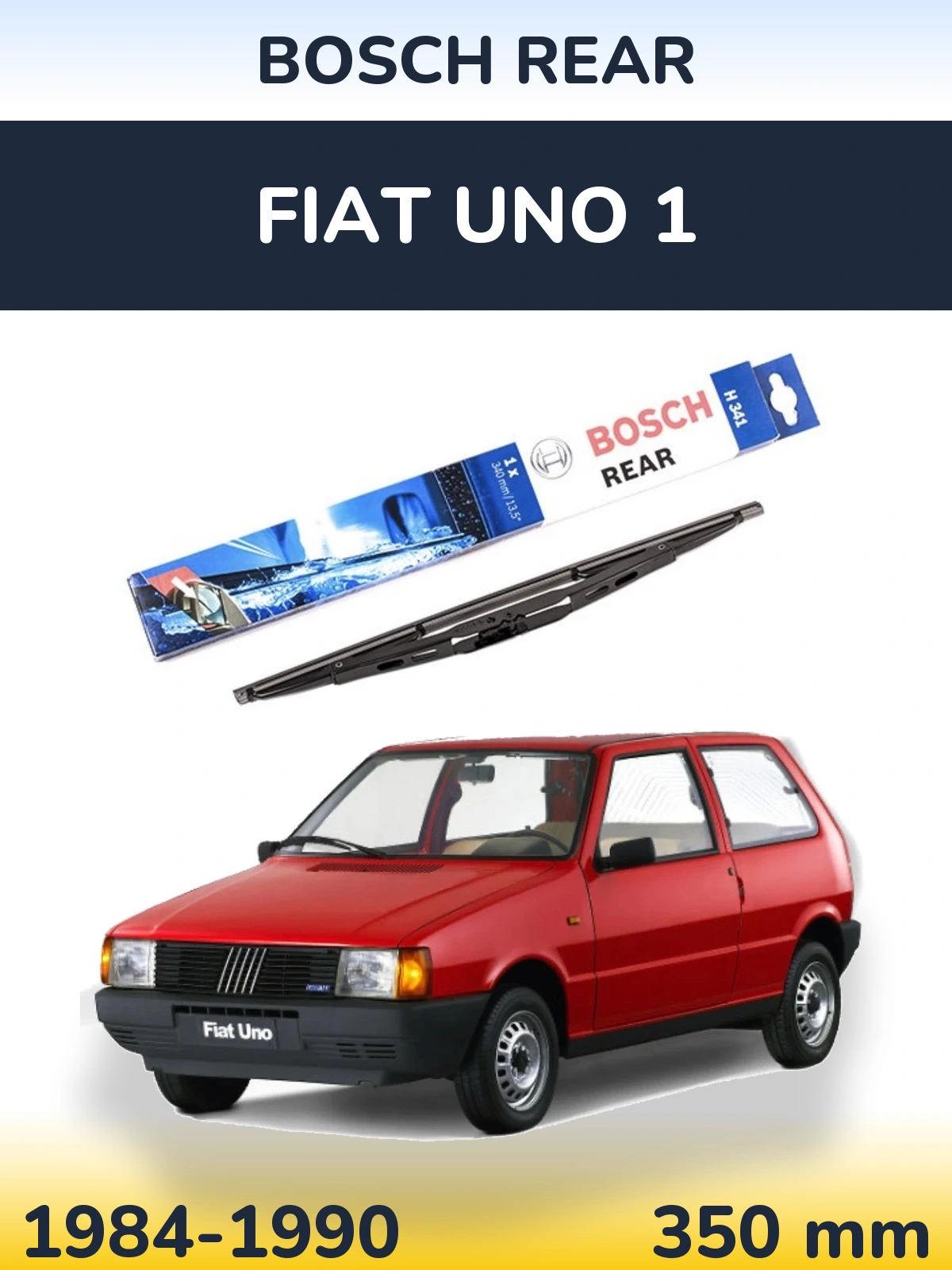 Tylna wycieraczka BOSCH Rear 340 mm do Fiat Uno 1 1984-1990
