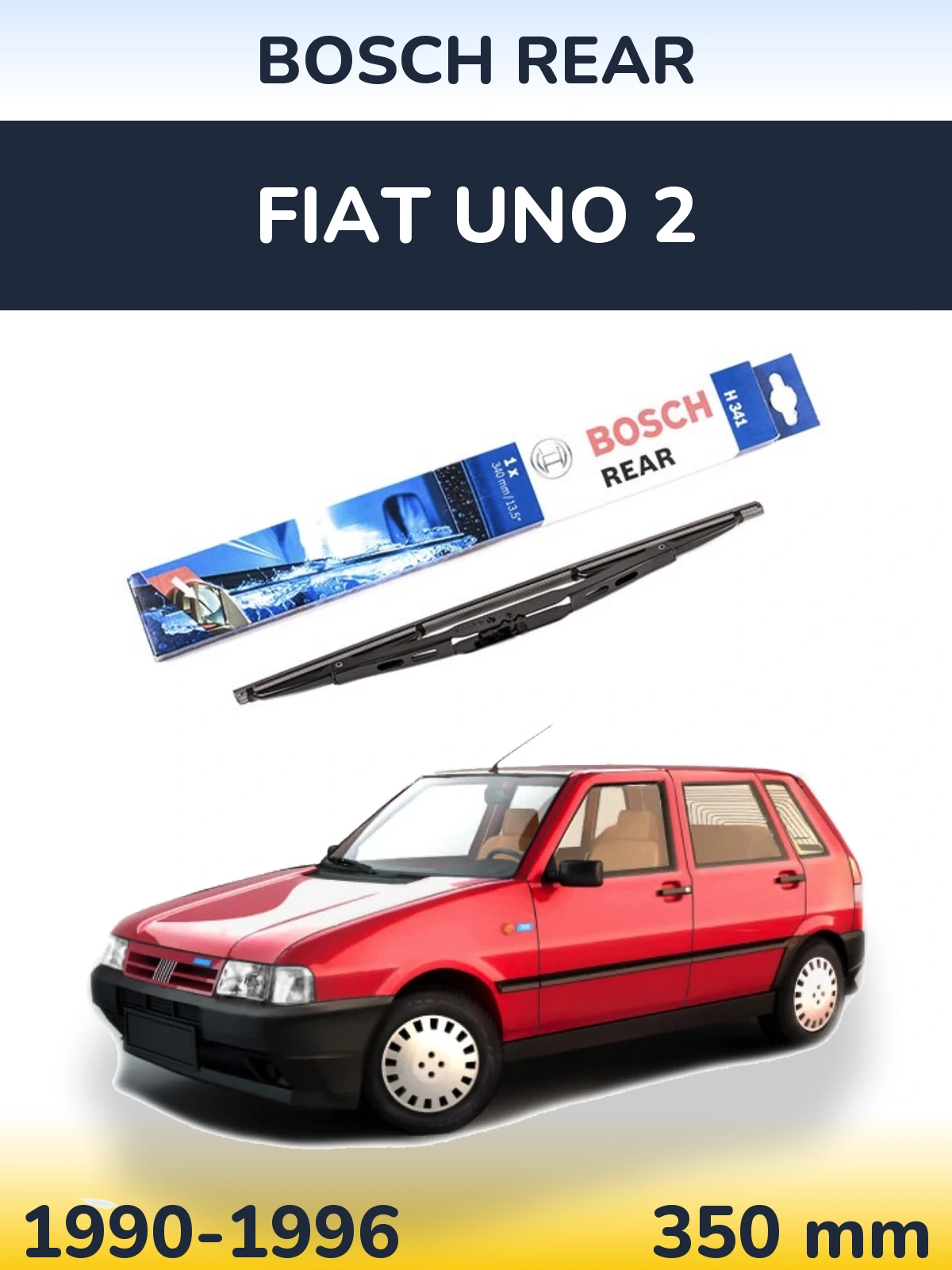 Tylna wycieraczka BOSCH Rear 340 mm do Fiat Uno 2 1990-1996