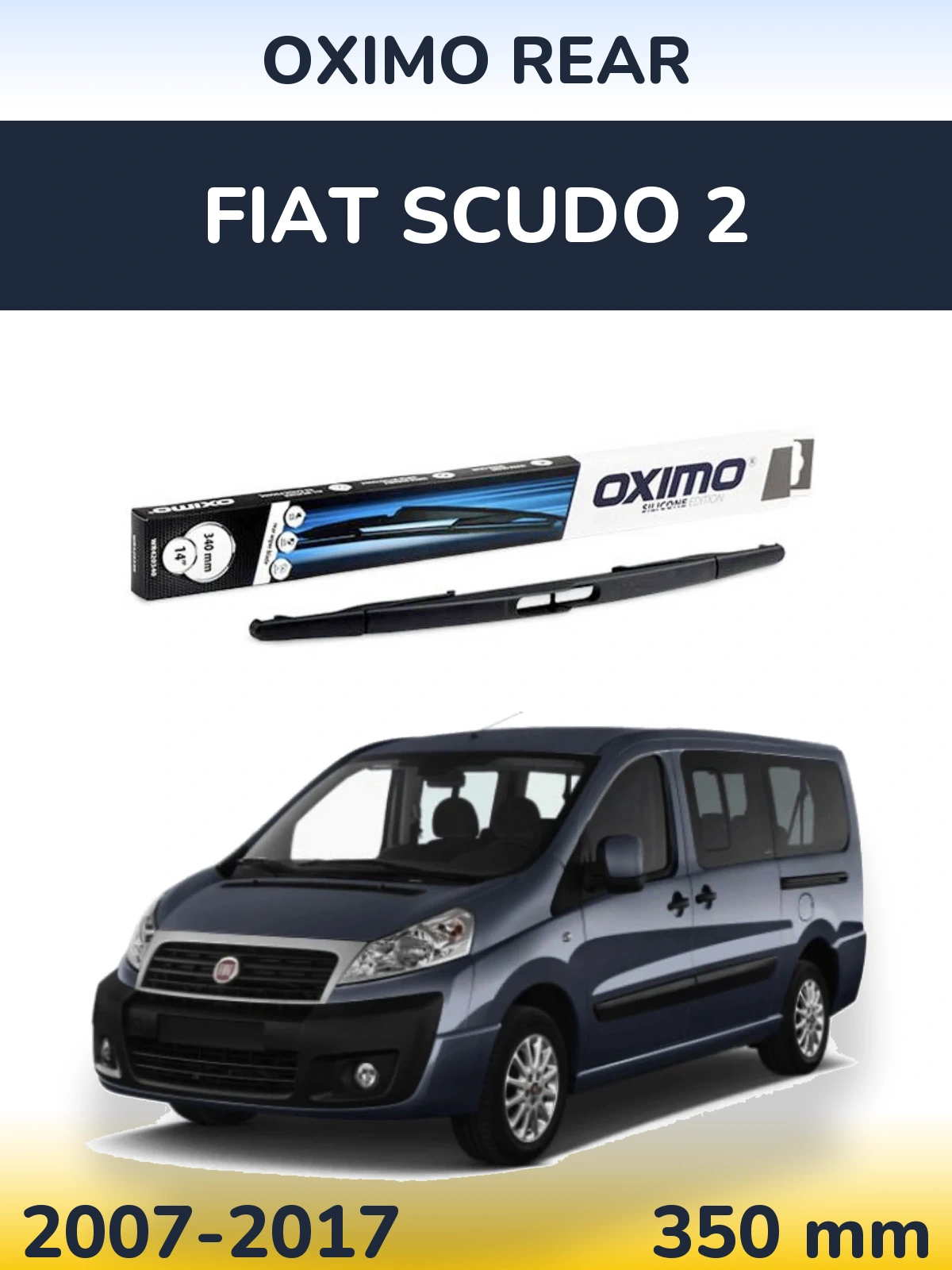 Tylna wycieraczka Oximo Rear 350 mm do Fiat Scudo 2 2007-2017