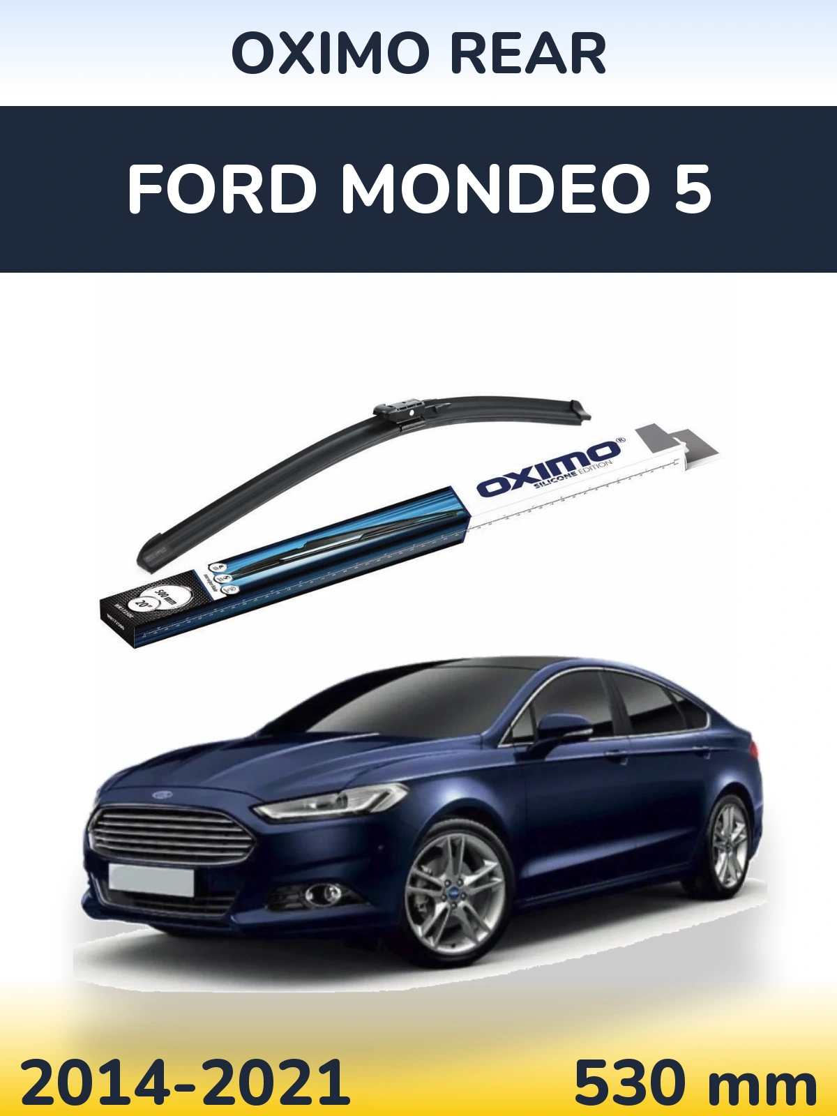 Rear wiper blade Oximo Rear 500 mm for Ford Mondeo 5 2014-2021