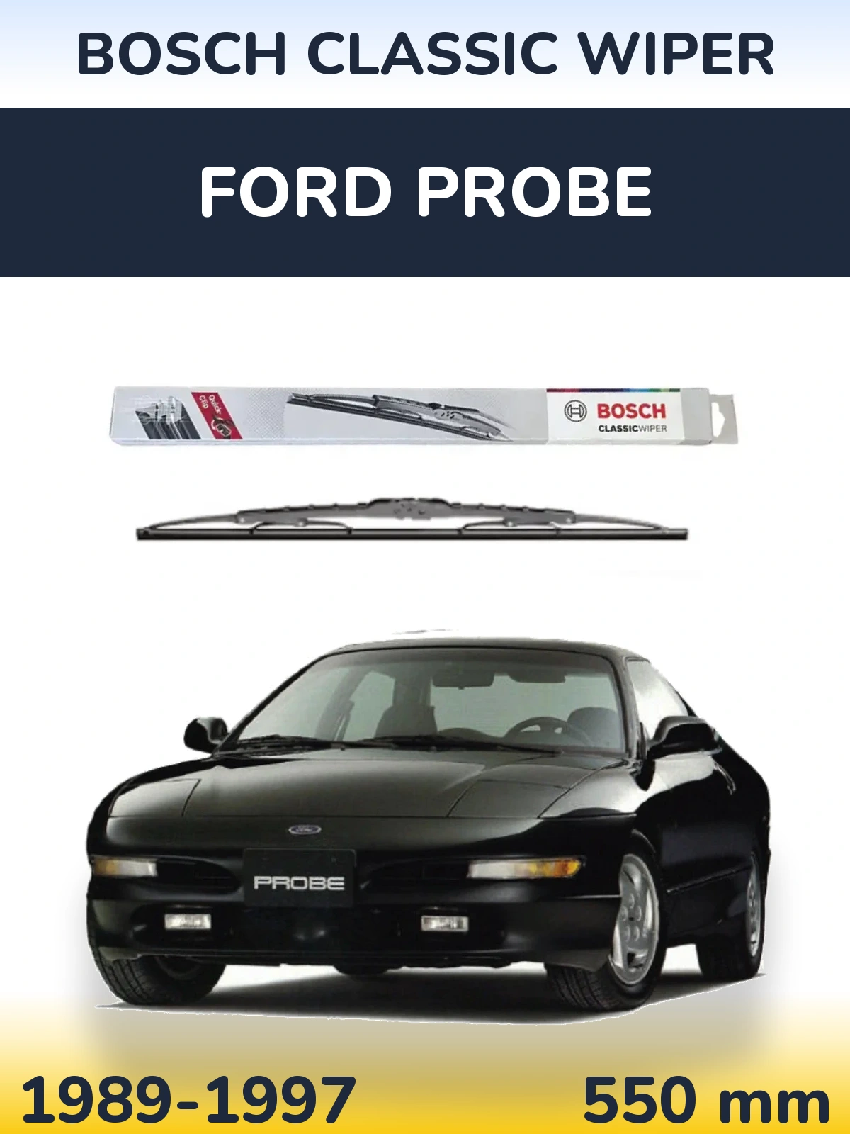 Tylna wycieraczka BOSCH Classic Wiper 550 mm do Ford Probe 1989-1997