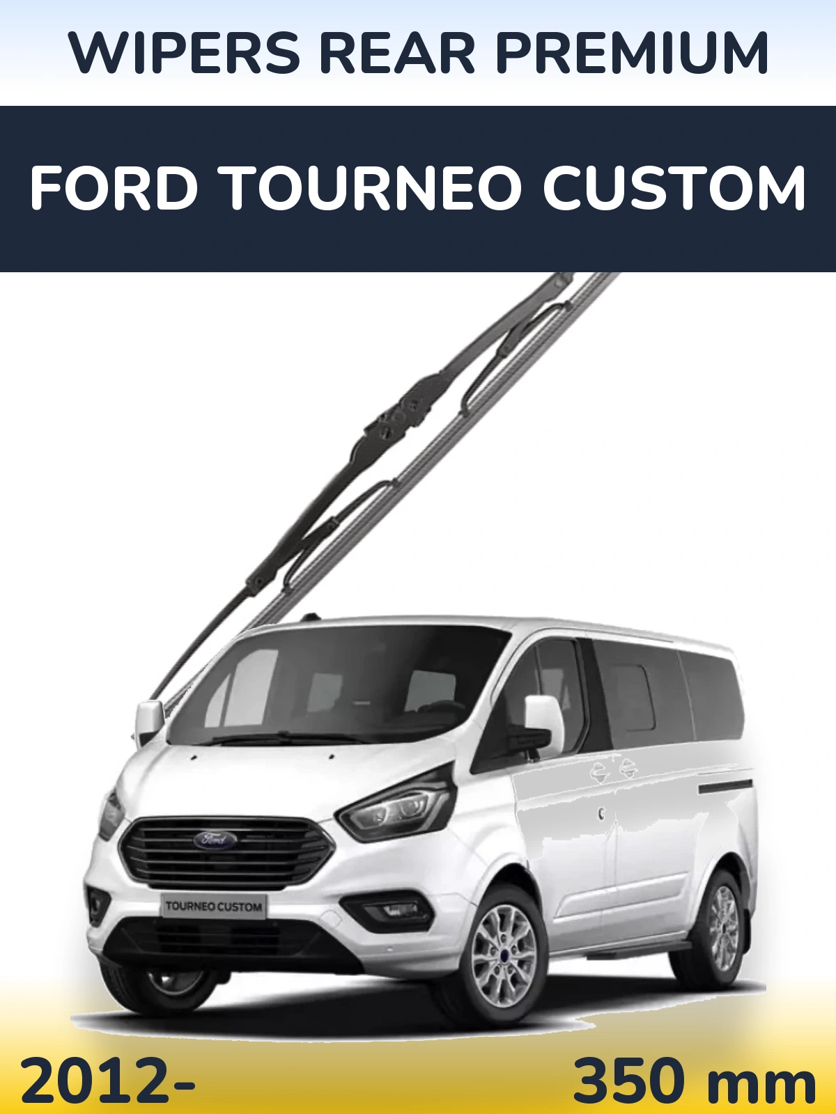 Tylna wycieraczka WIPERS REAR PREMIUM 350 mm do Ford Tourneo Custom 2012-2026
