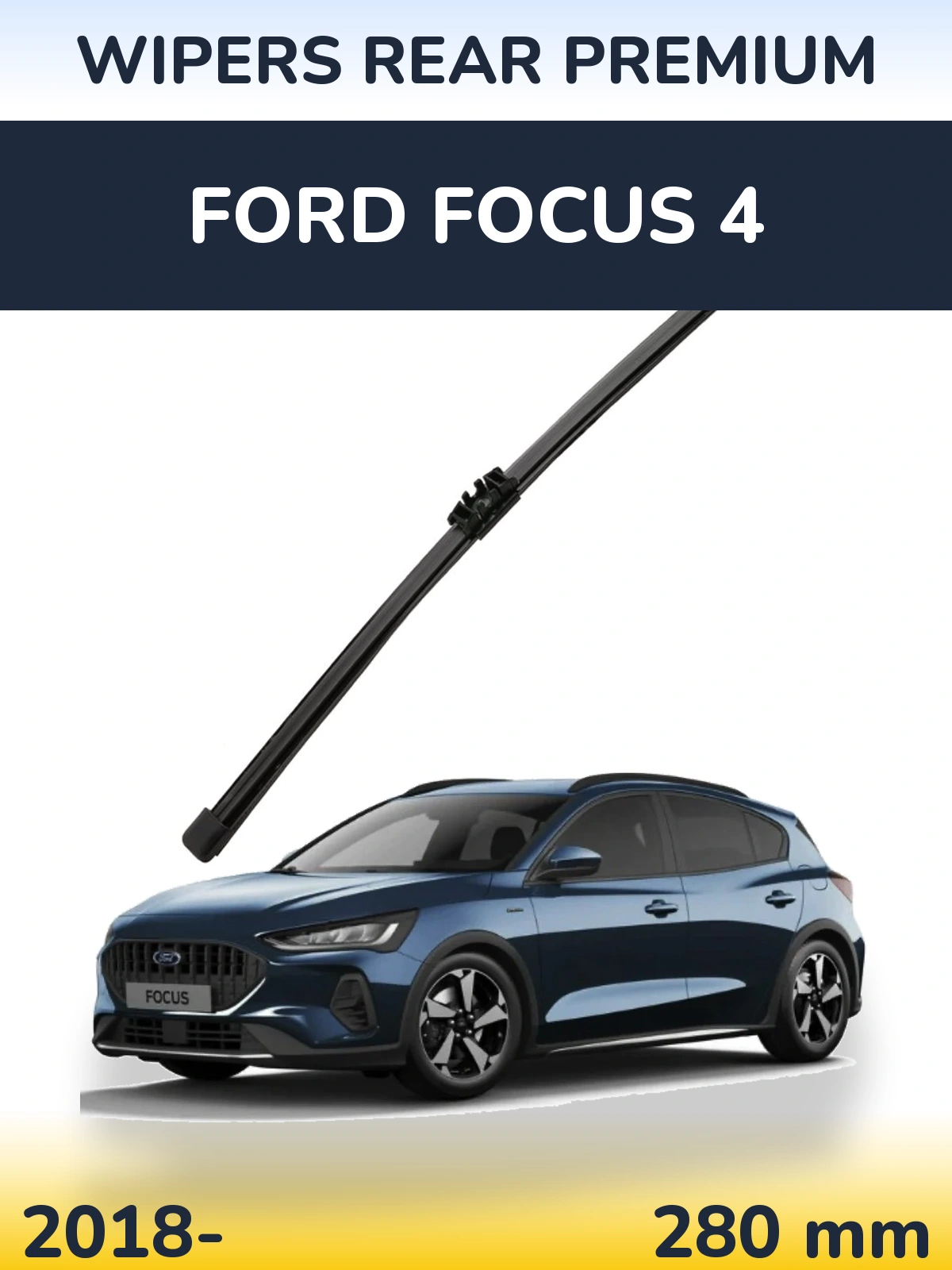 Задний дворник WIPERS REAR PREMIUM 280 мм для Ford Focus 4 2018-2026