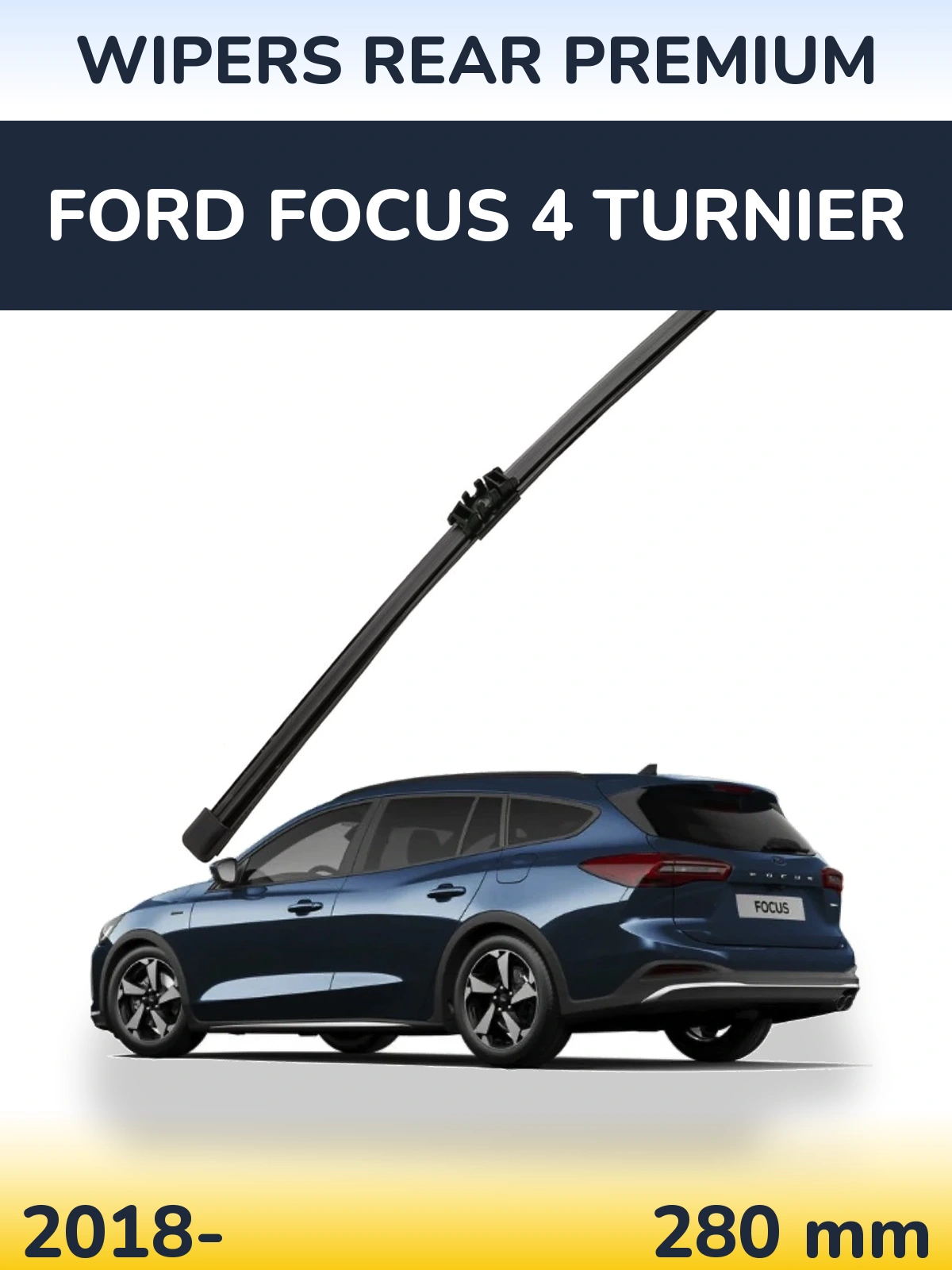 Tylna wycieraczka WIPERS REAR PREMIUM 280 mm do Ford Focus 4 Turnier 2018-2026