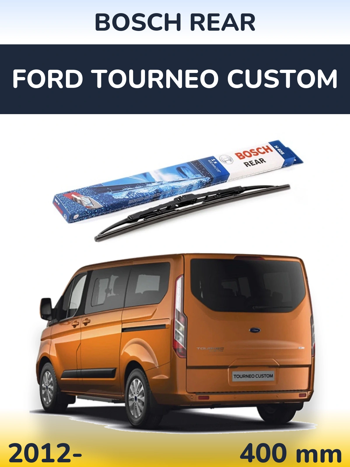 Tylna wycieraczka BOSCH Rear 380 mm do Ford Tourneo Custom 2012-2026