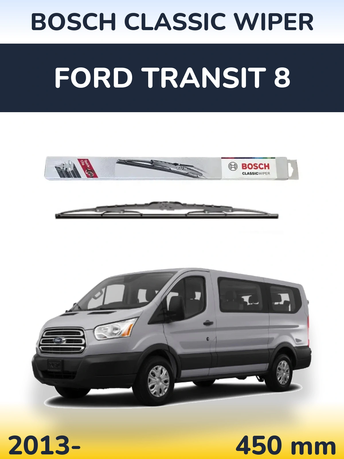 Tylna wycieraczka BOSCH Classic Wiper 450 mm do Ford Transit 8 2013-2026