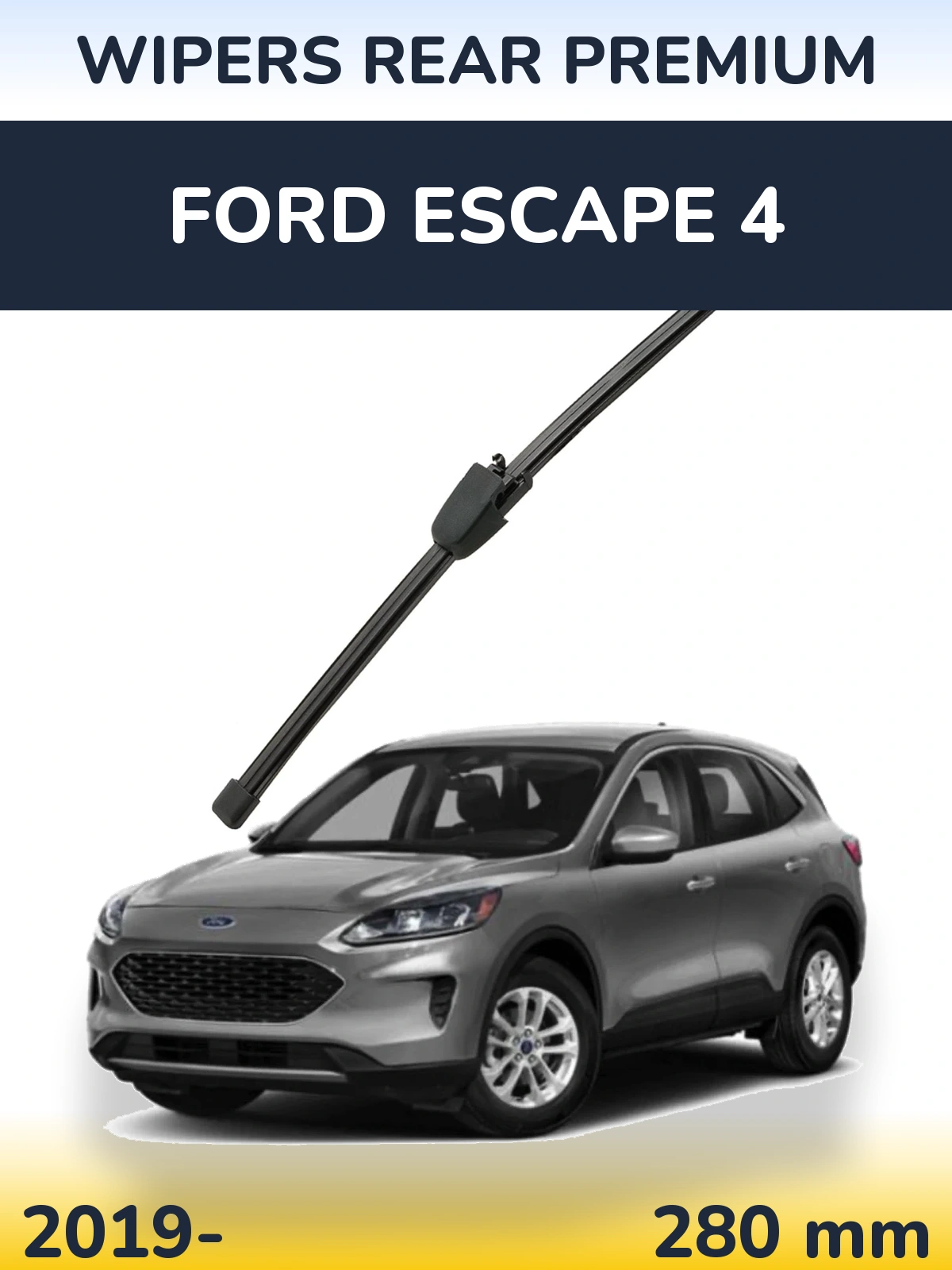 Rear wiper blade WIPERS REAR PREMIUM 280 mm for Ford Escape 4 2019-2026