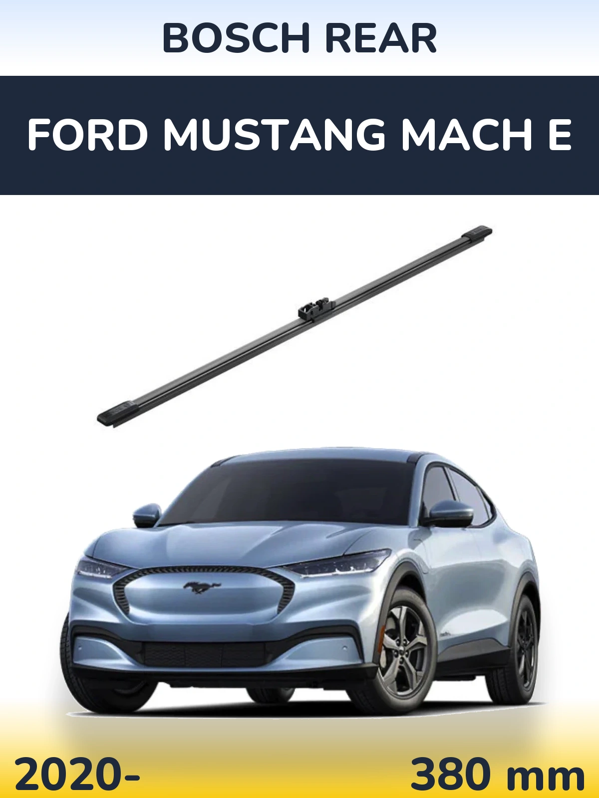 Задний дворник BOSCH Rear 380 мм для Ford Mustang Mach E 2020-2026