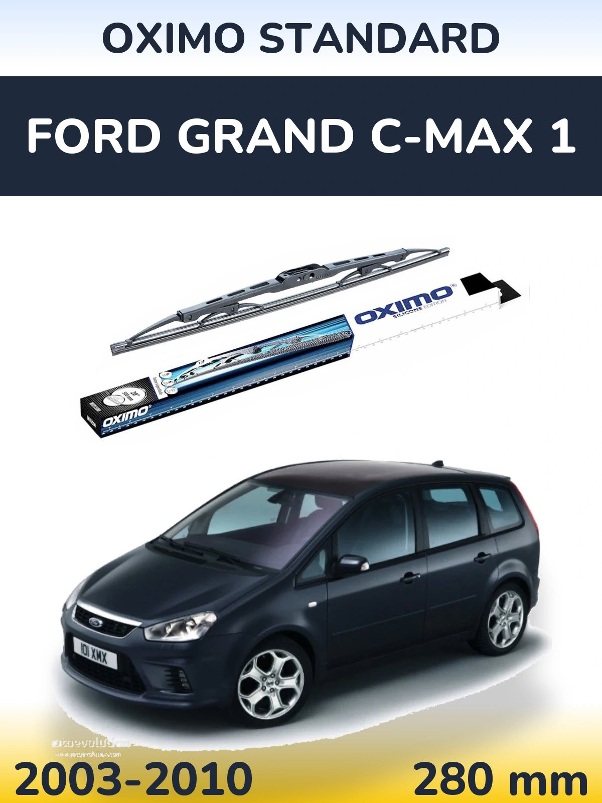 Tylna wycieraczka Oximo Standard 275 mm do Ford Grand C-MAX 1 2003-2010
