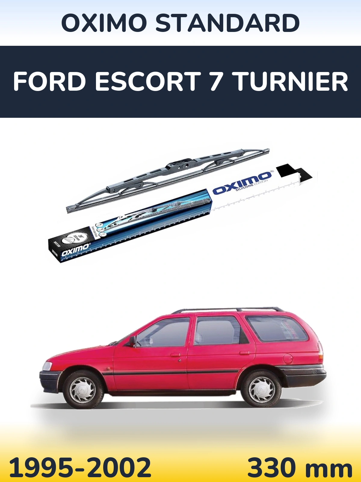 Tylna wycieraczka Oximo Standard 325 mm do Ford Escort 7 Turnier 1995-2002